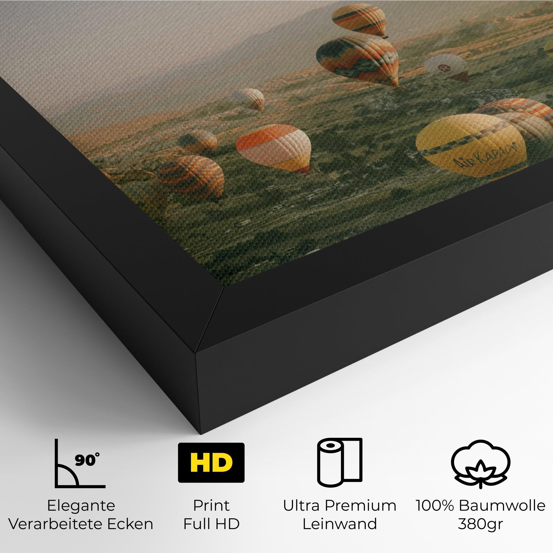 Leinwandbild Hot Ballons mockup 4