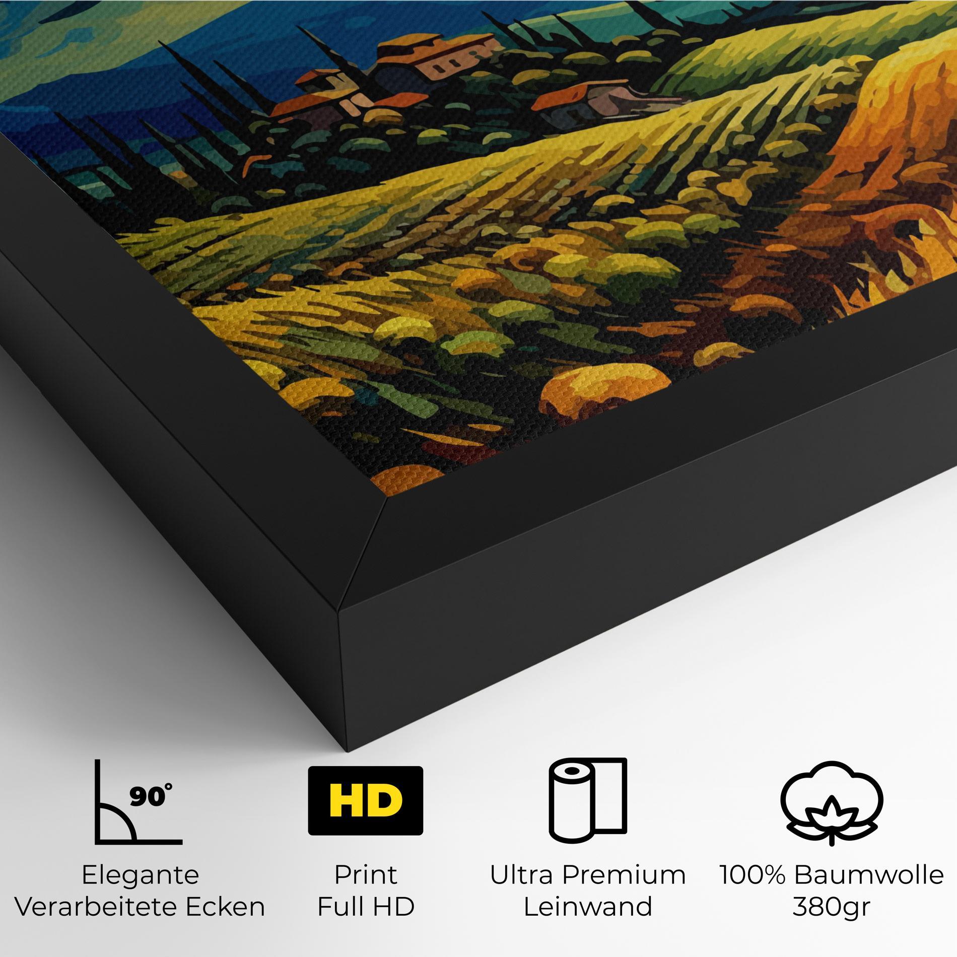 Leinwandbild Rural Fantasy View mockup 4