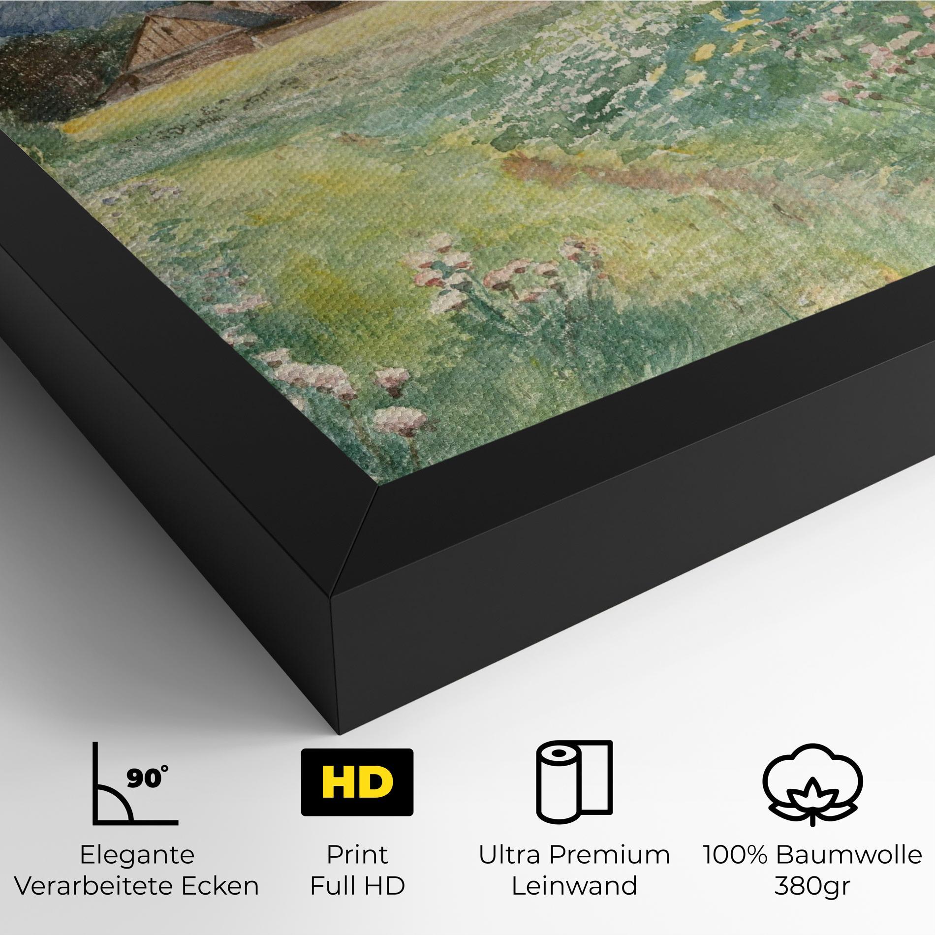 Leinwandbild Rural Painting Art mockup 4