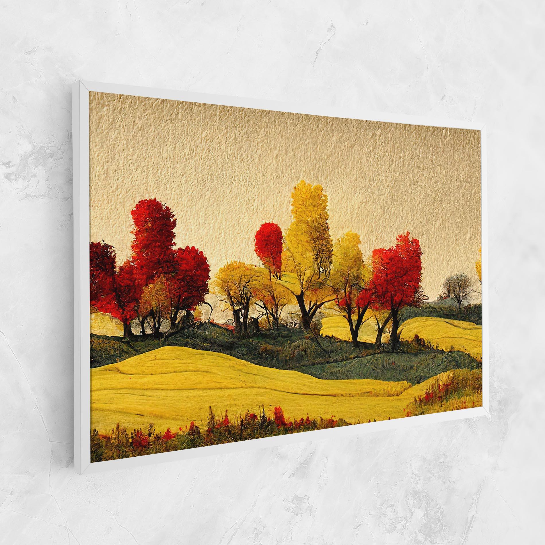 Leinwandbild Autumn Paper Style mockup 1