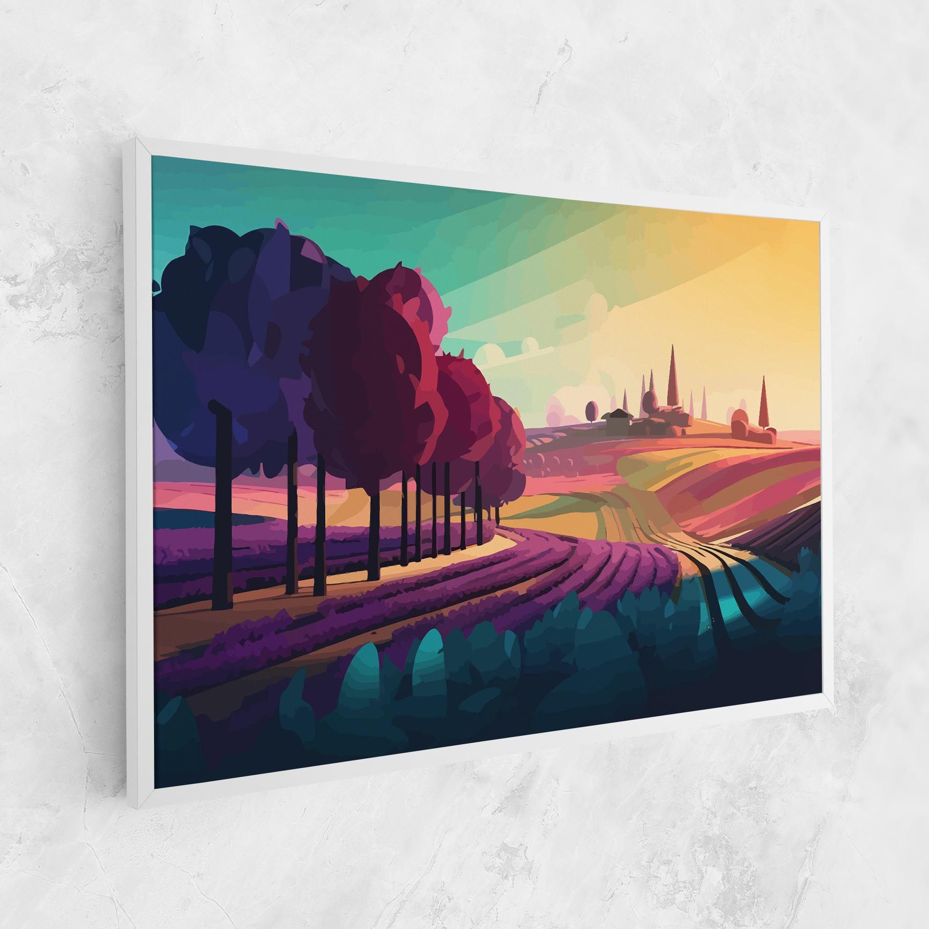 Beautiful Rural View mockup 1