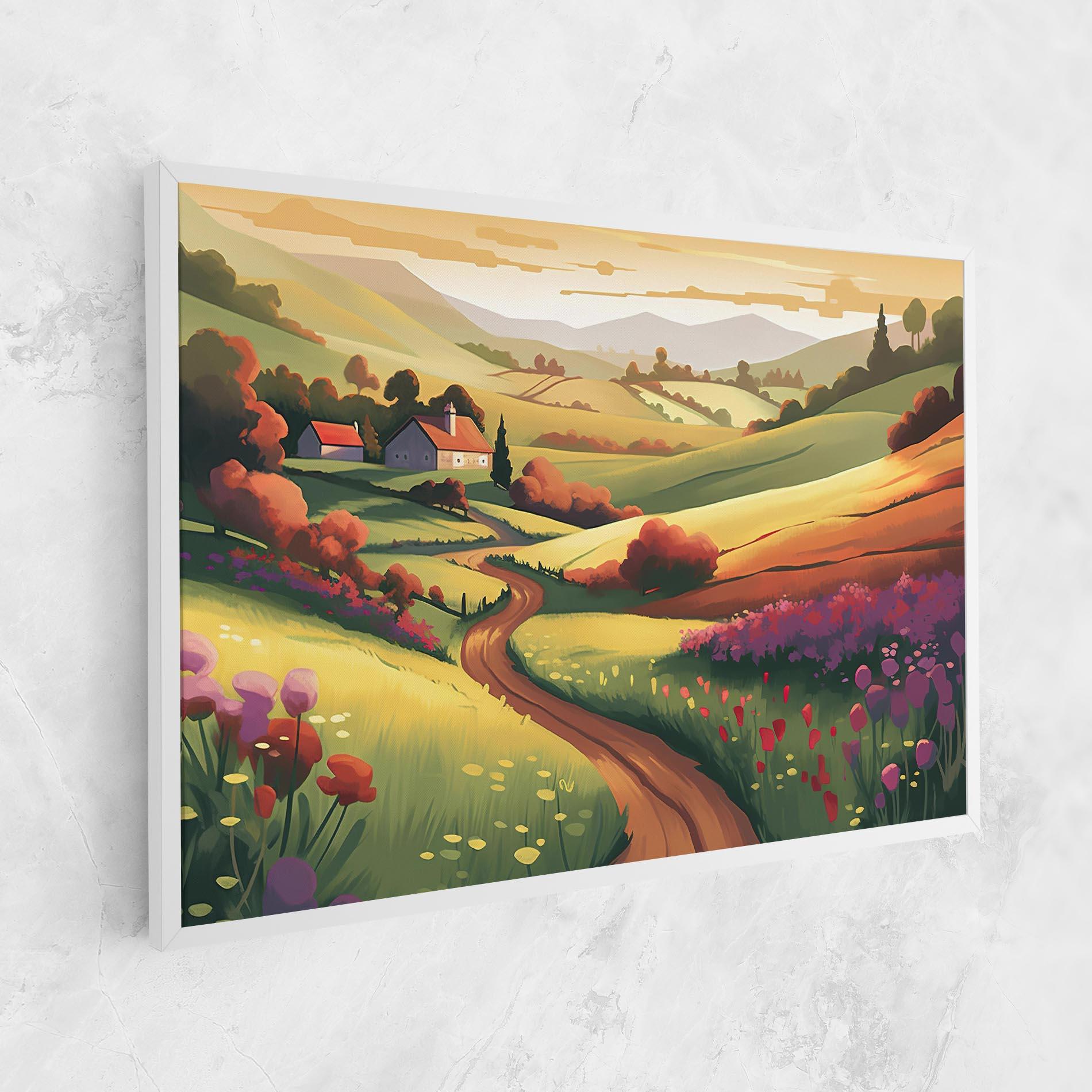 Leinwandbild Countryside Charm mockup 1
