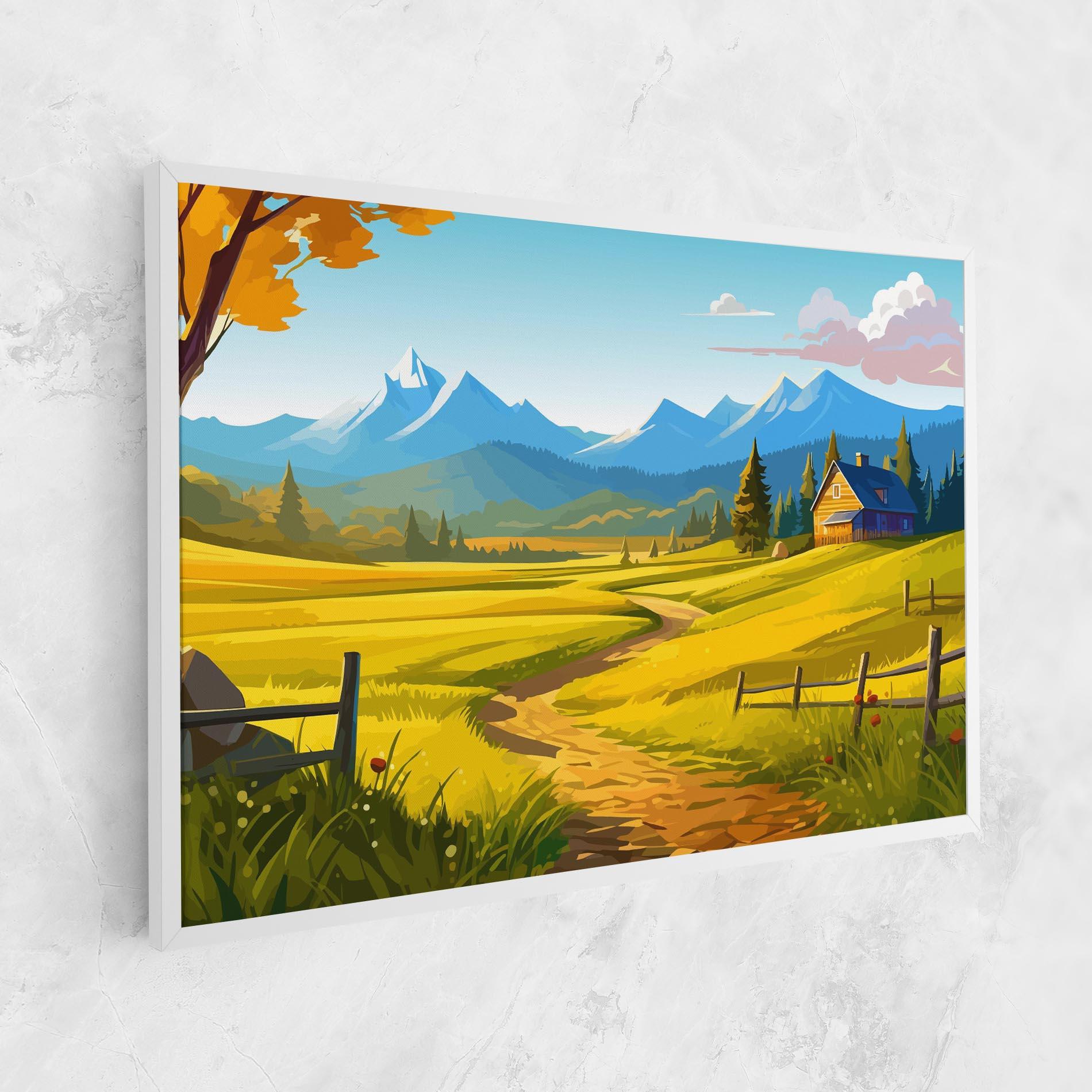 Leinwandbild Daylight Rural View mockup 1