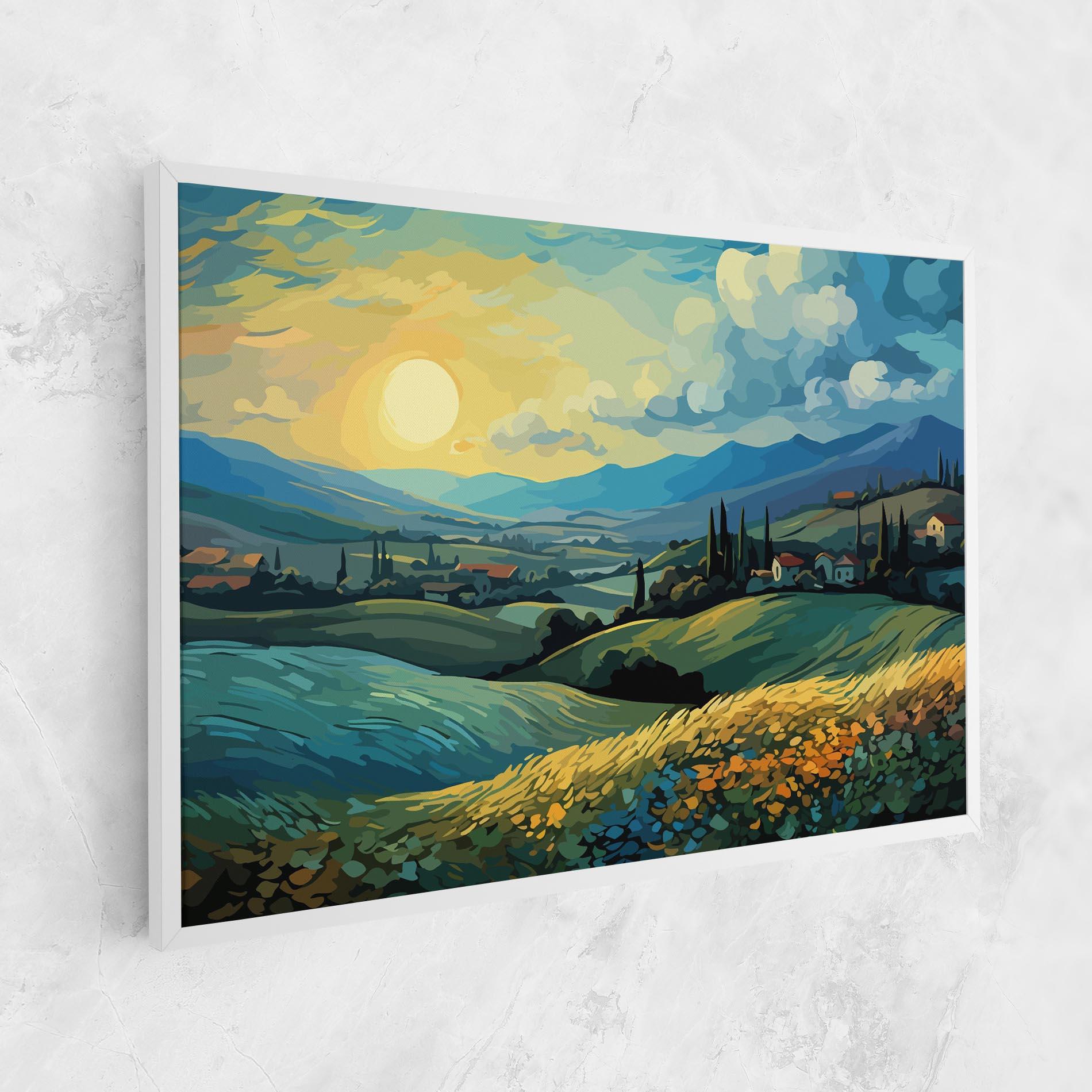 Leinwandbild Fantasy Blue View mockup 1