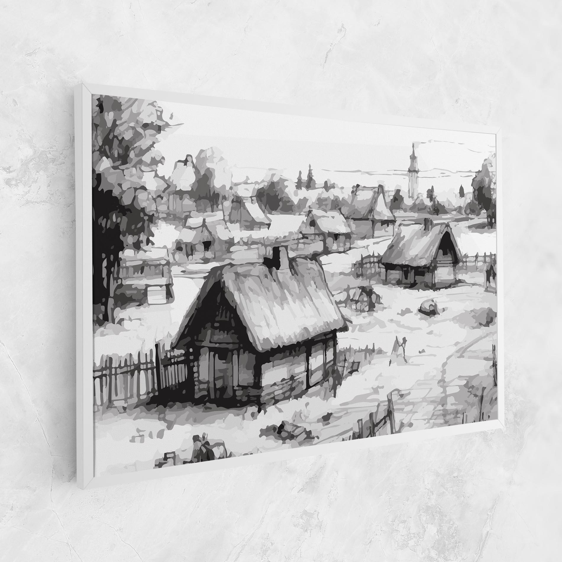 Leinwandbild Farm Grey Ink mockup 1