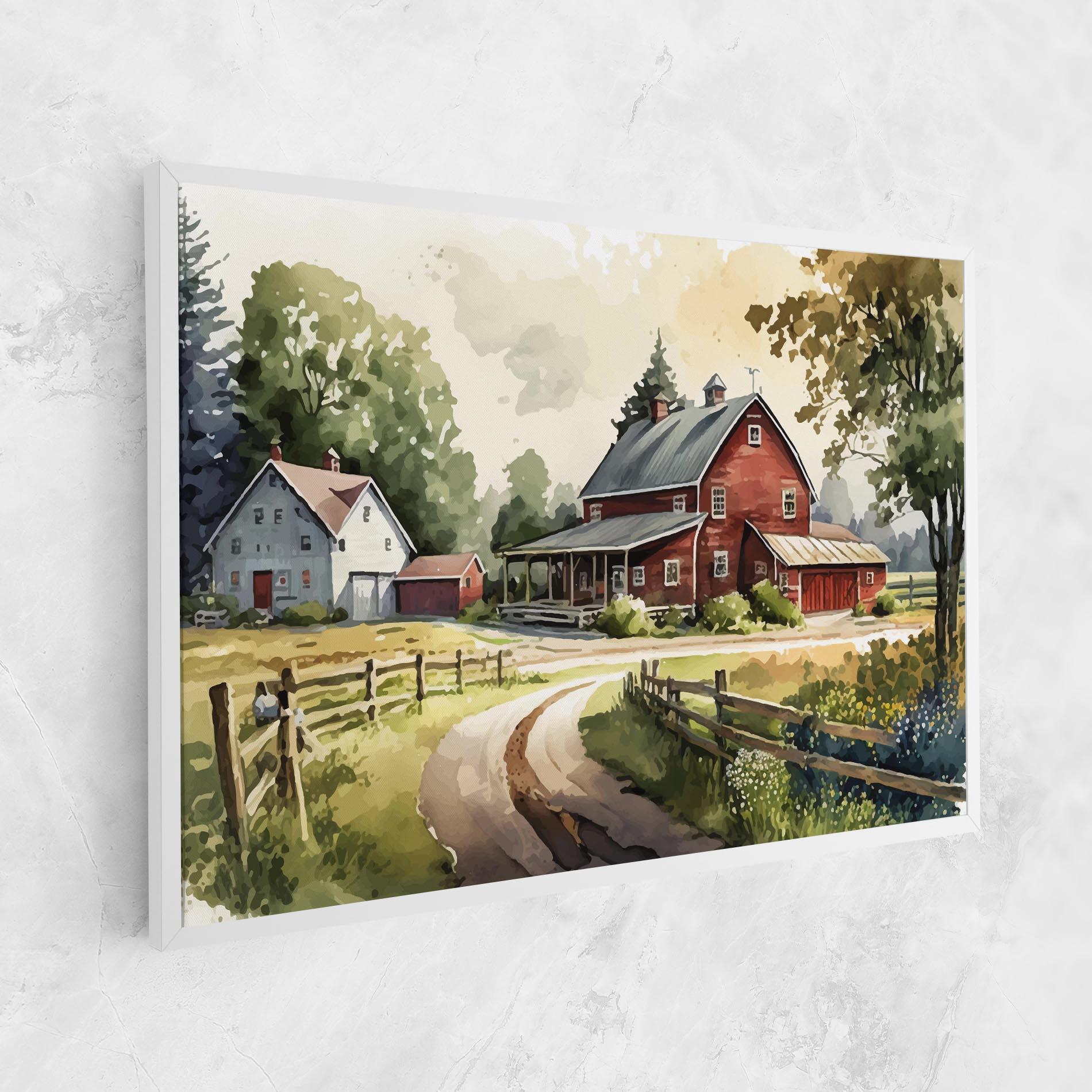 Leinwandbild Farmhouse Painting mockup 1