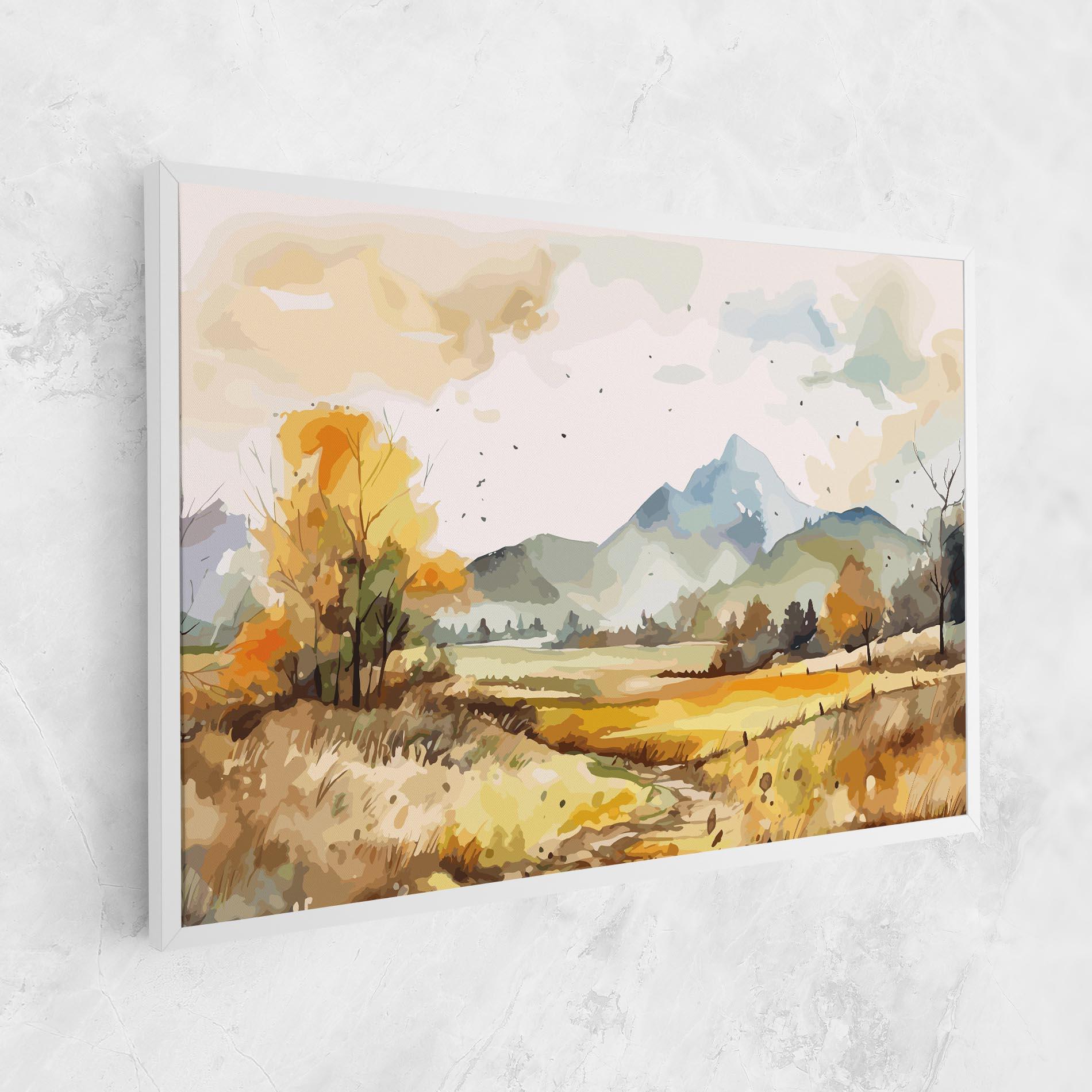 Leinwandbild Mountain Rural View mockup 1