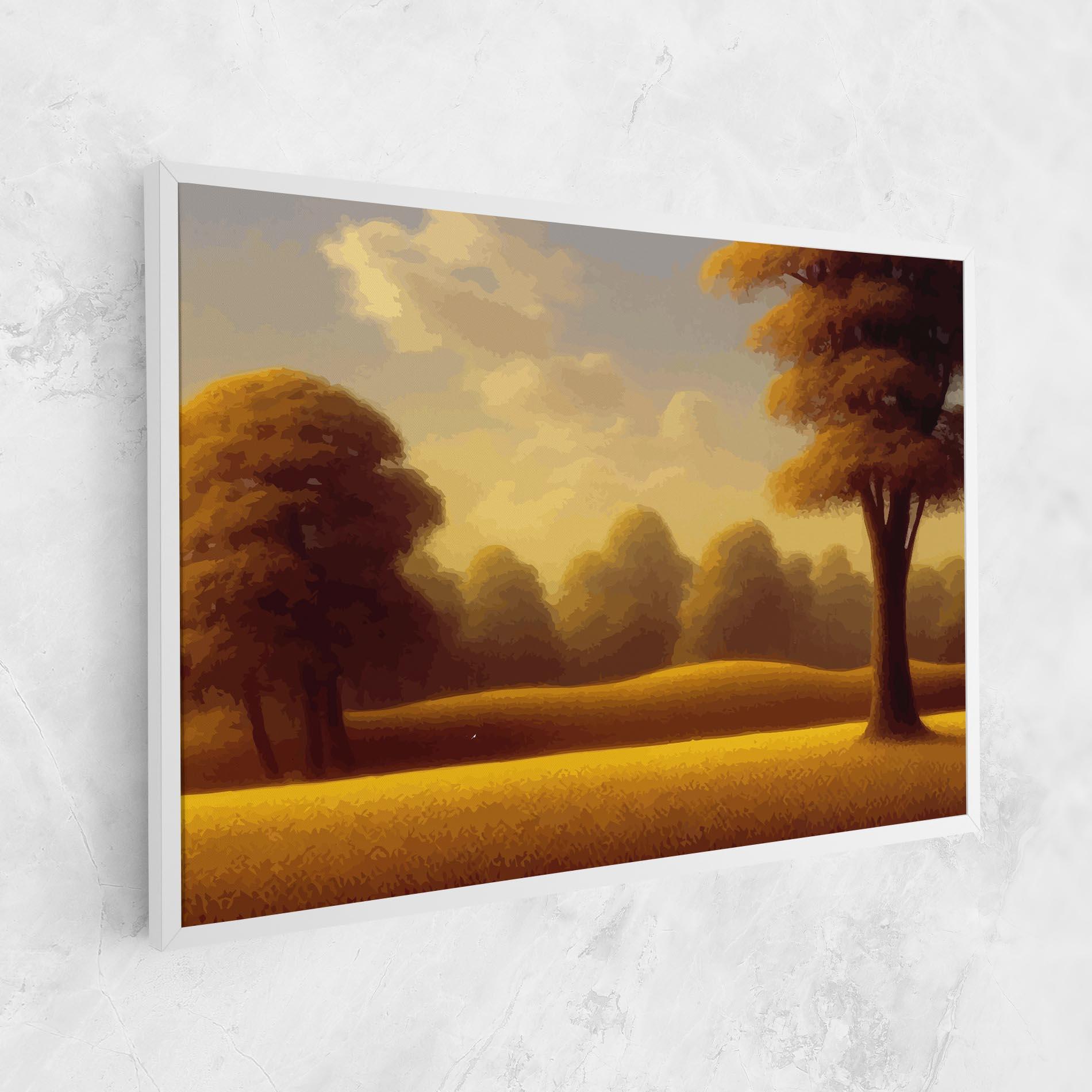 Leinwandbild Yellow Countryside mockup 1