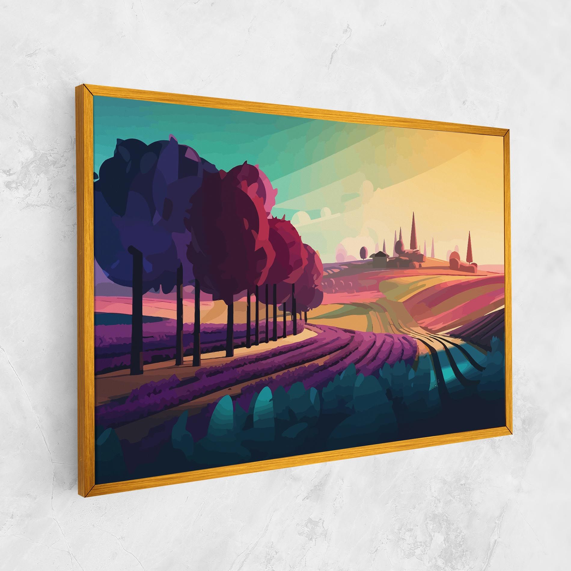 Beautiful Rural View mockup 1