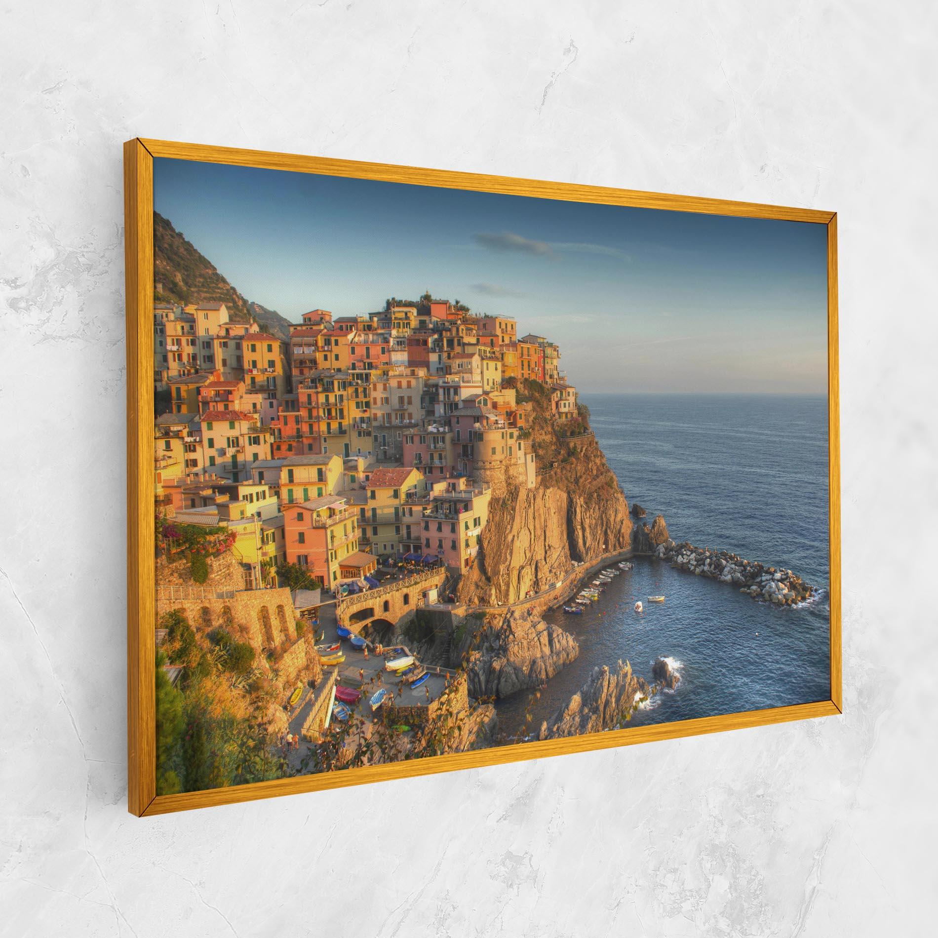 Leinwandbild Cinque Terrre mockup 1