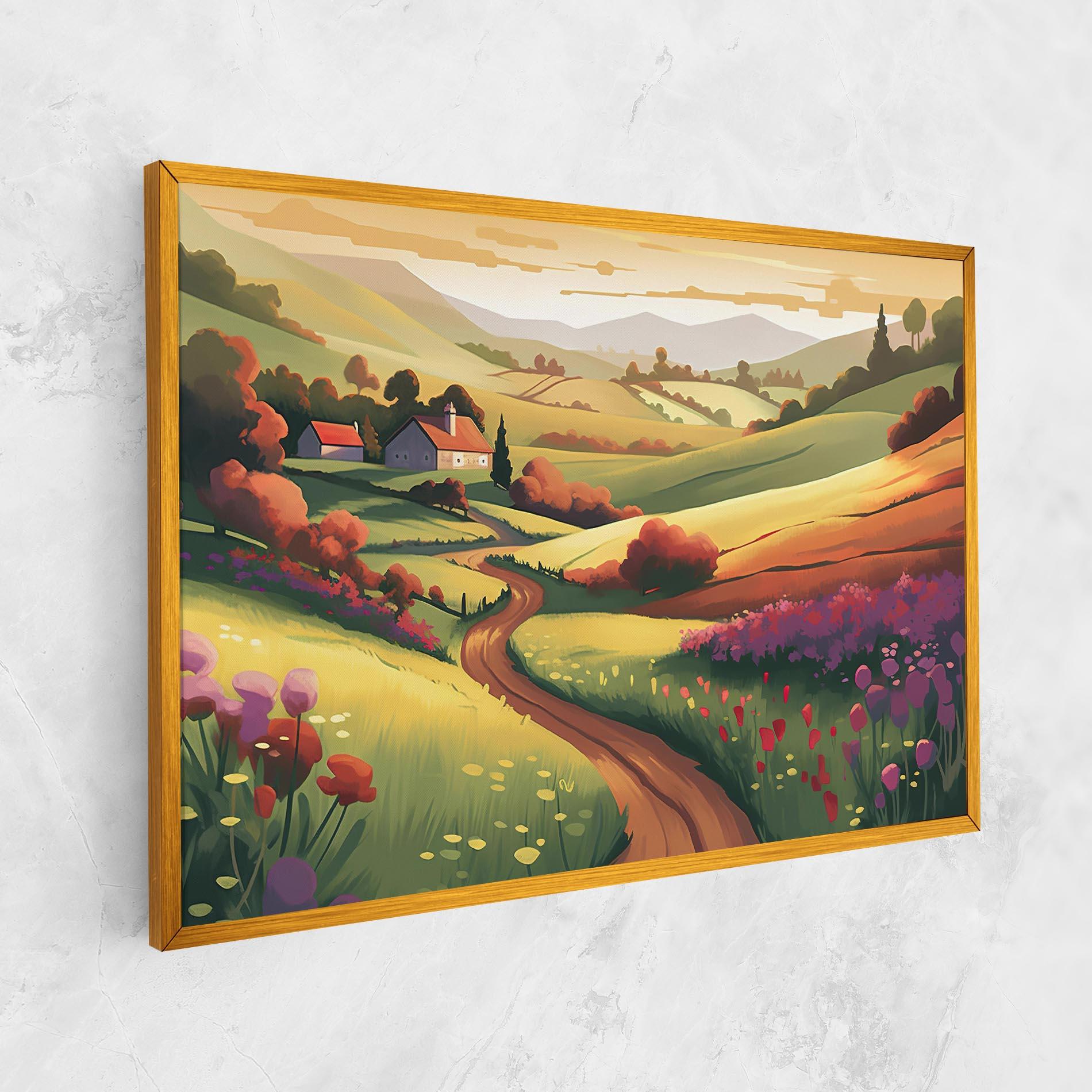 Leinwandbild Countryside Charm mockup 1