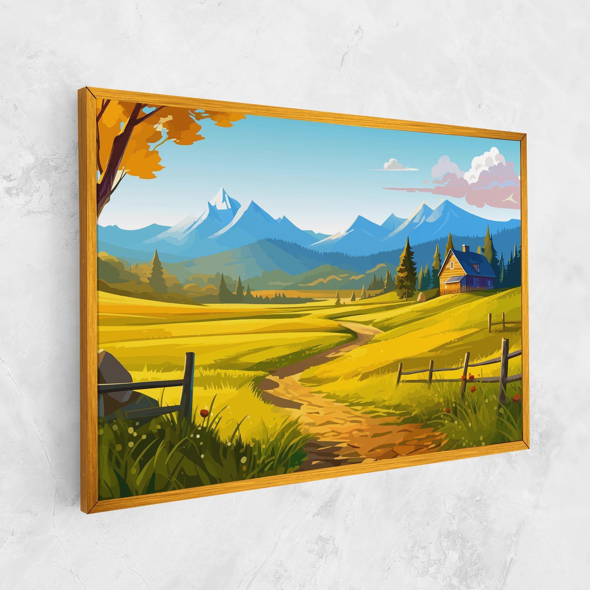 Leinwandbild Daylight Rural View mockup 1