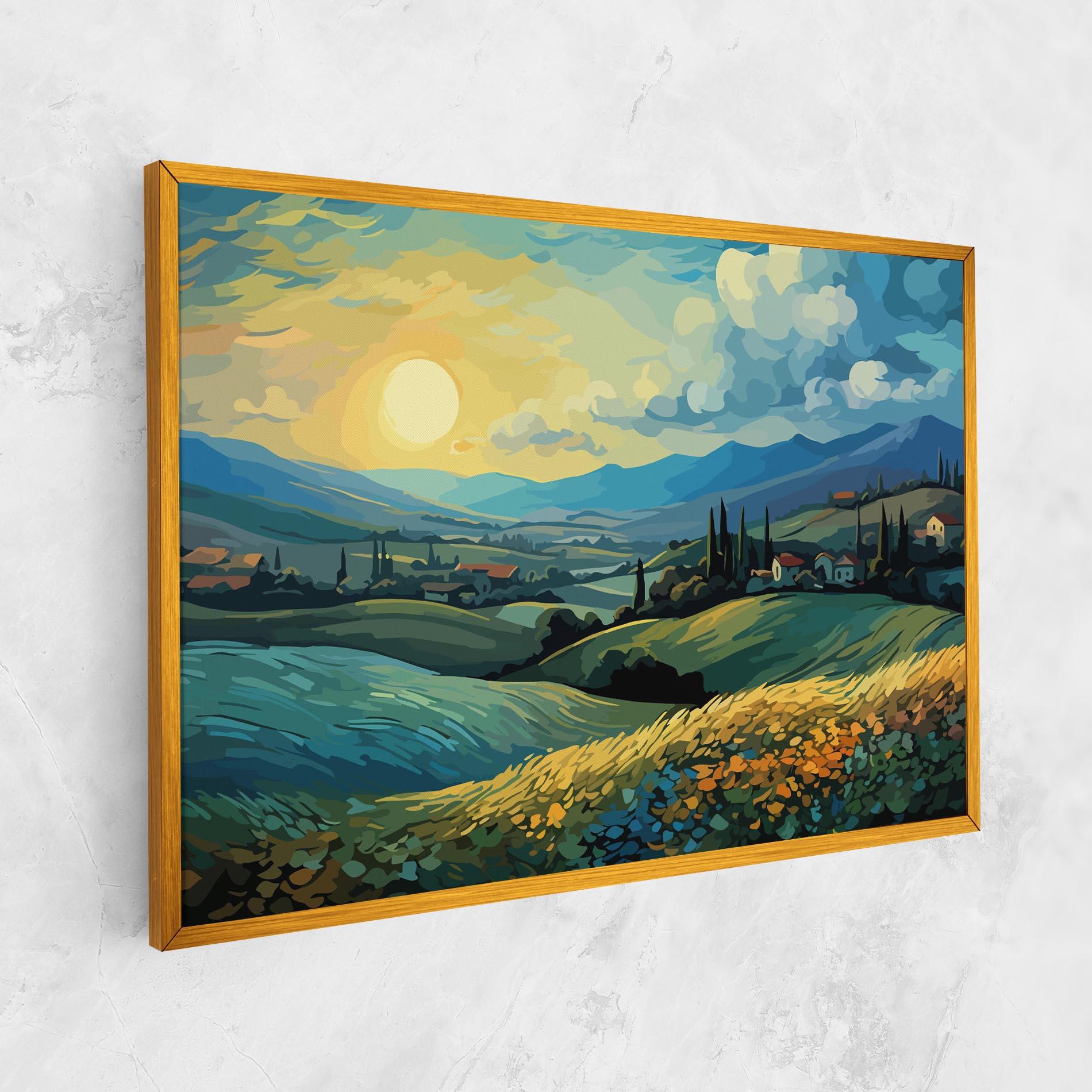 Leinwandbild Fantasy Blue View mockup 1