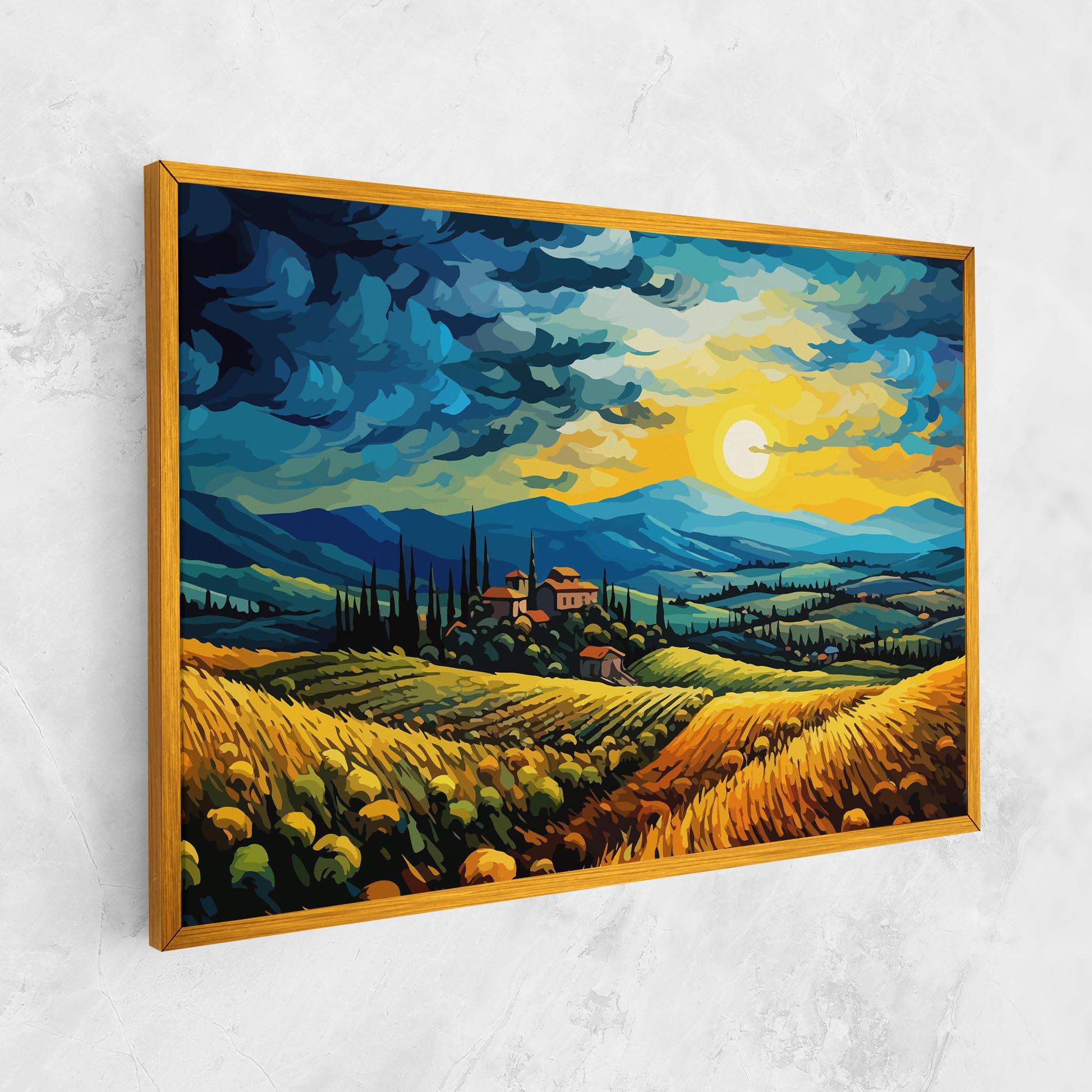 Leinwandbild Rural Fantasy View mockup 1