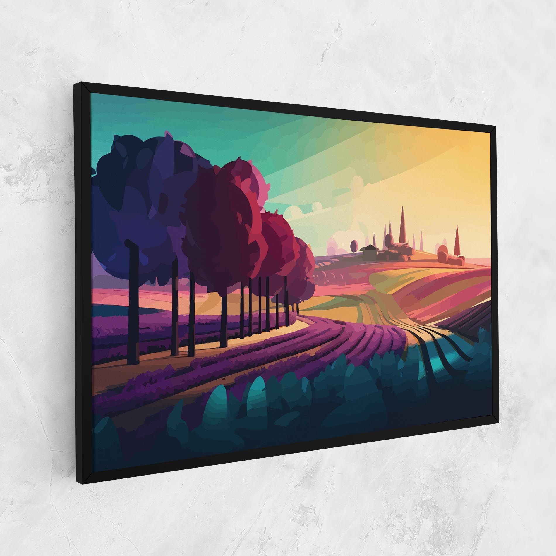 Beautiful Rural View mockup 1
