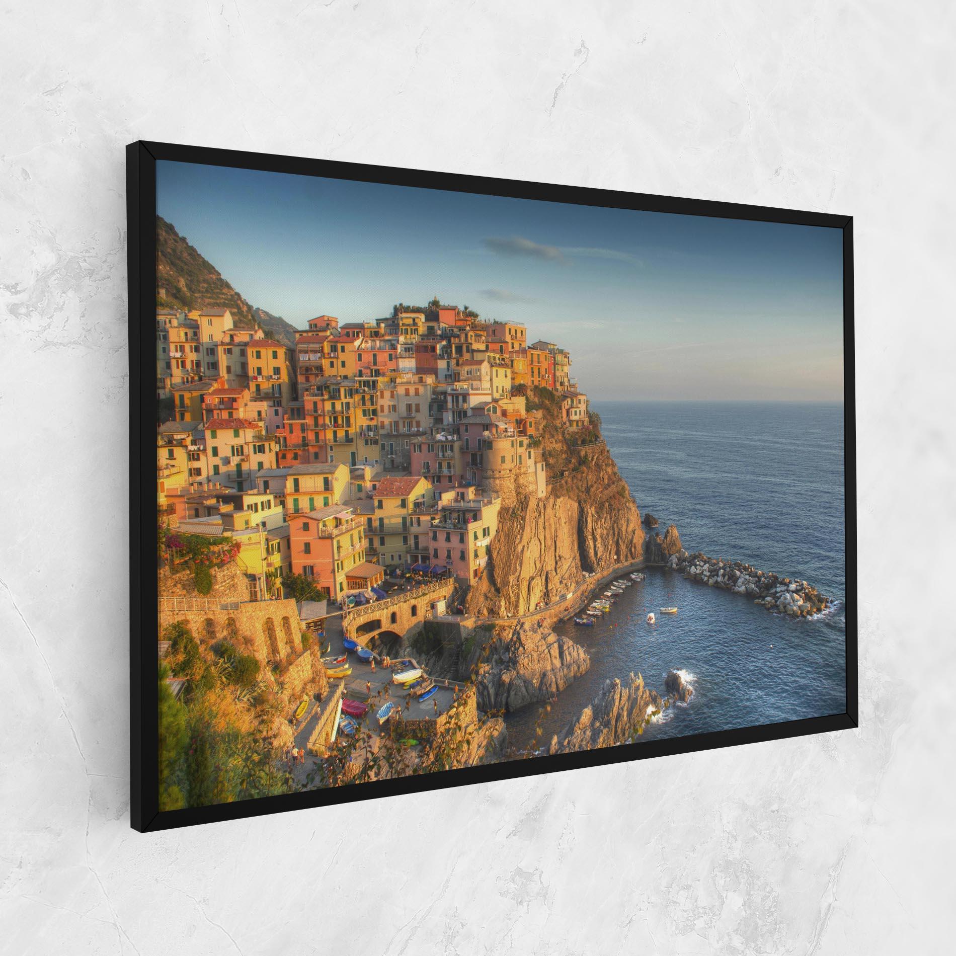 Leinwandbild Cinque Terrre mockup 1