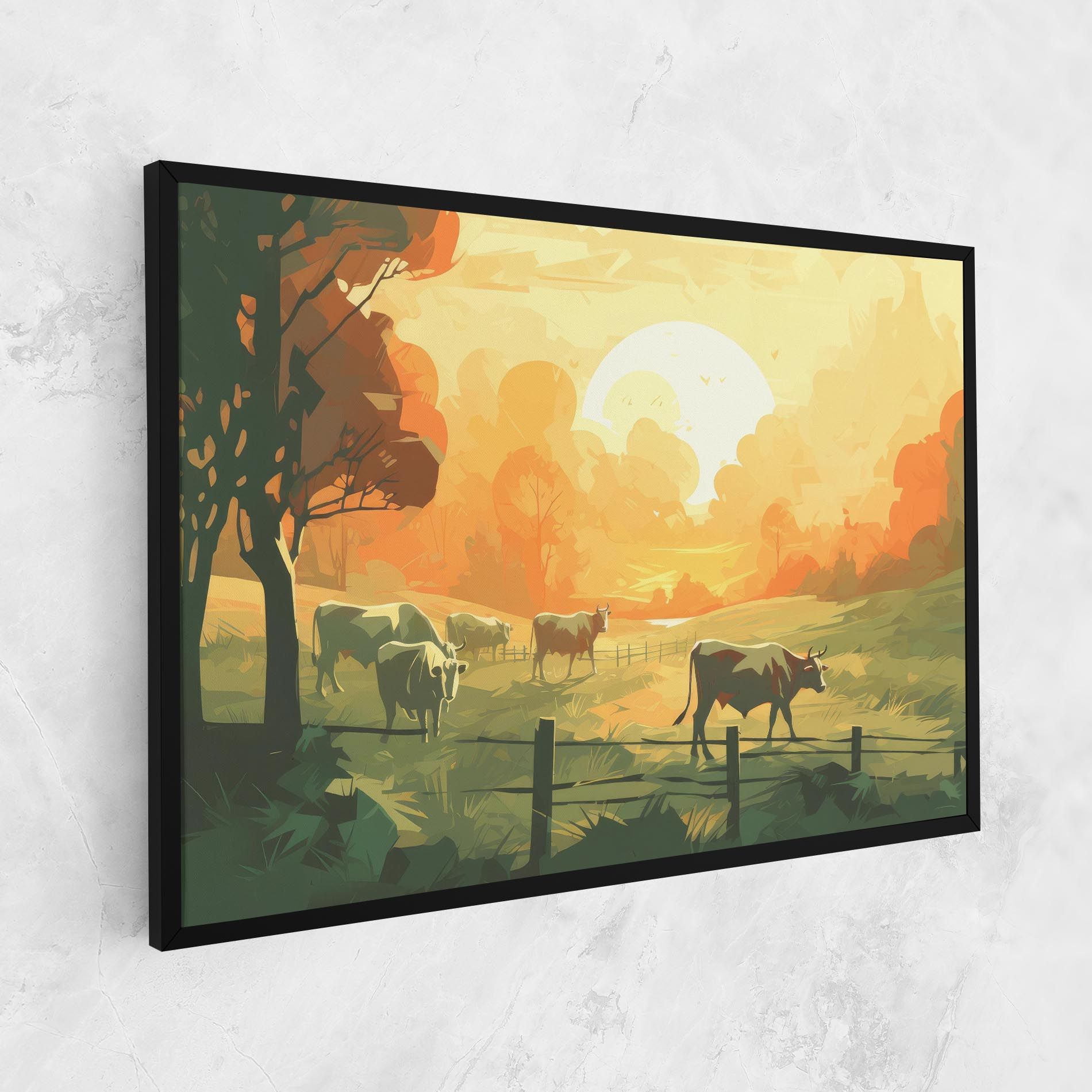 Cows Grazing mockup 1