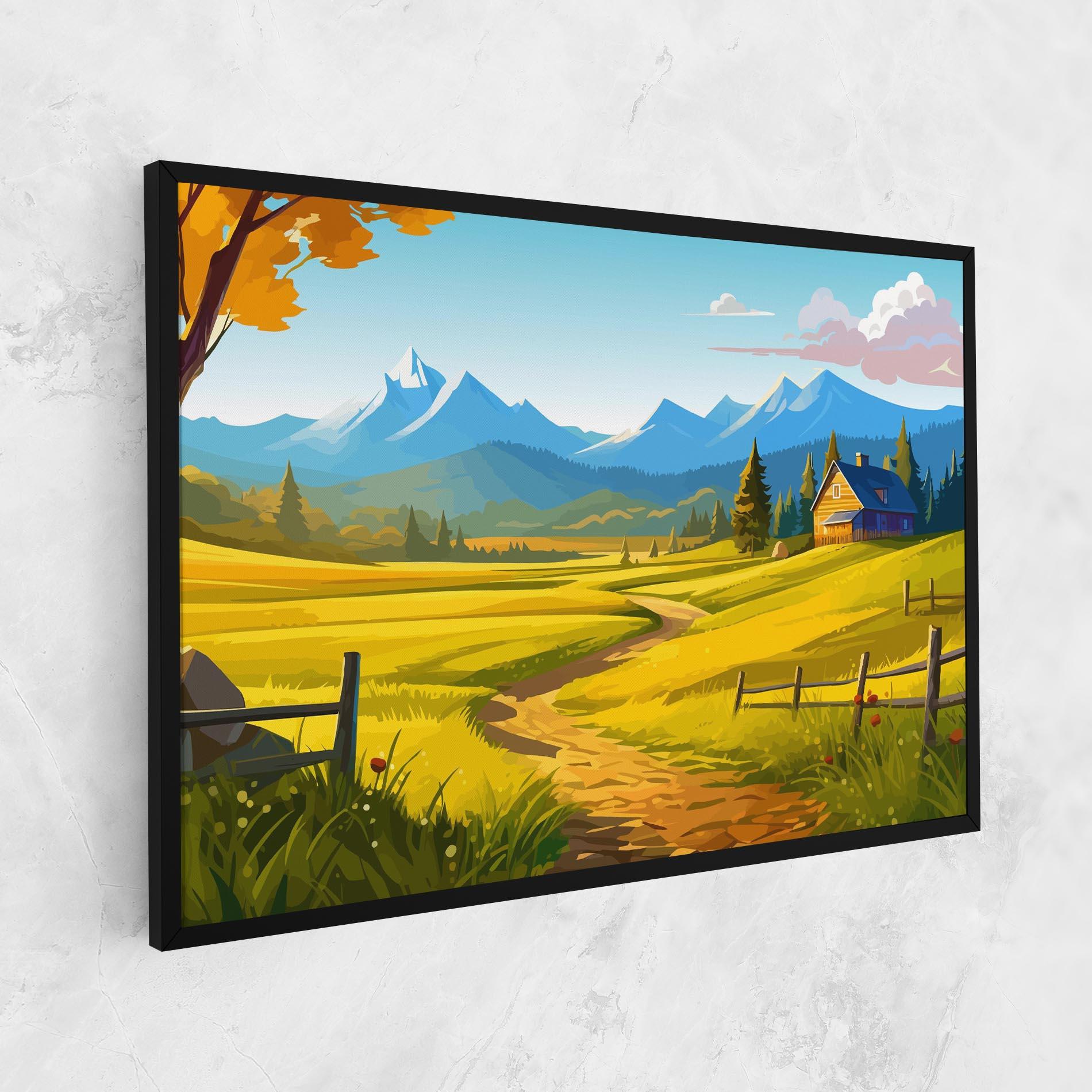 Leinwandbild Daylight Rural View mockup 1