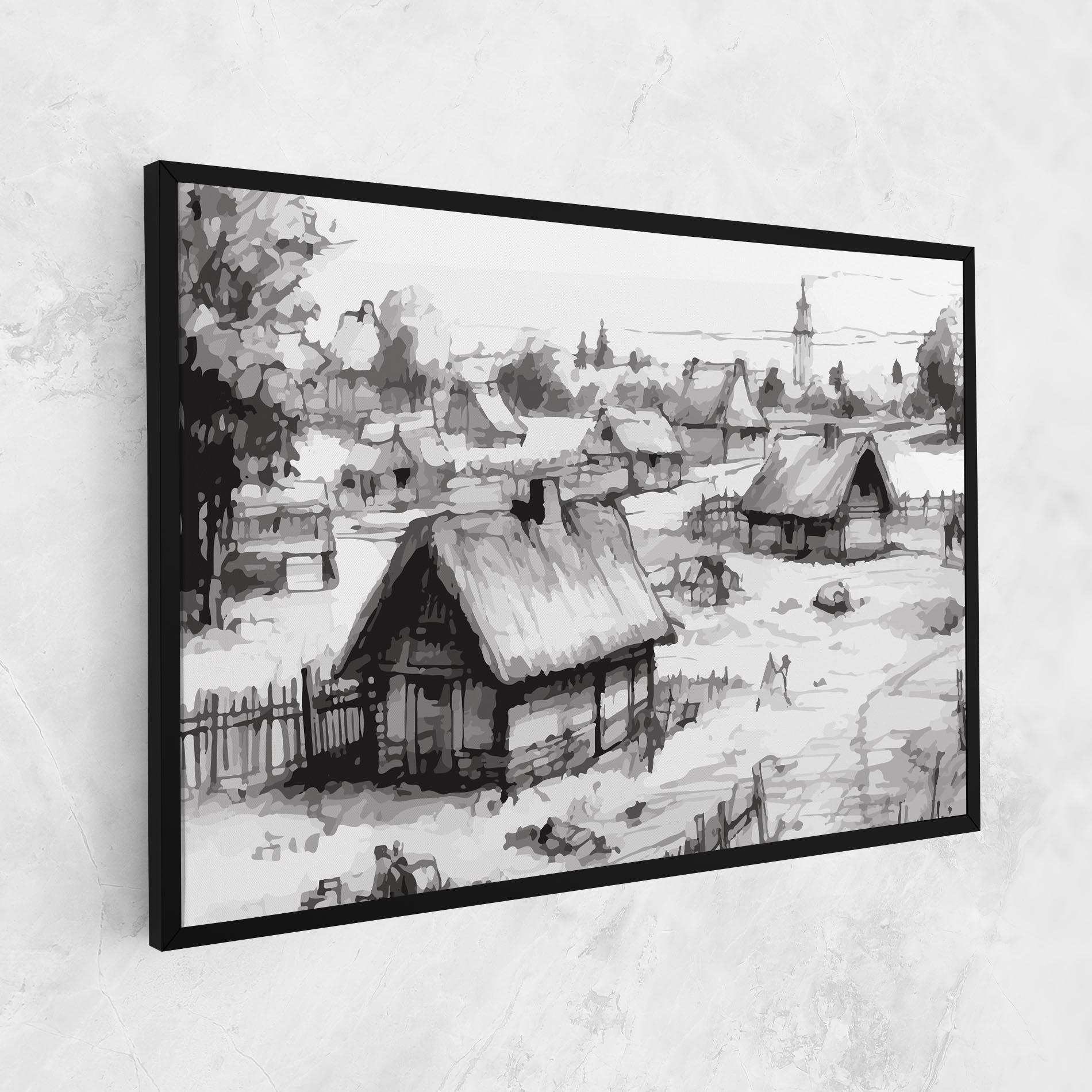 Leinwandbild Farm Grey Ink mockup 1