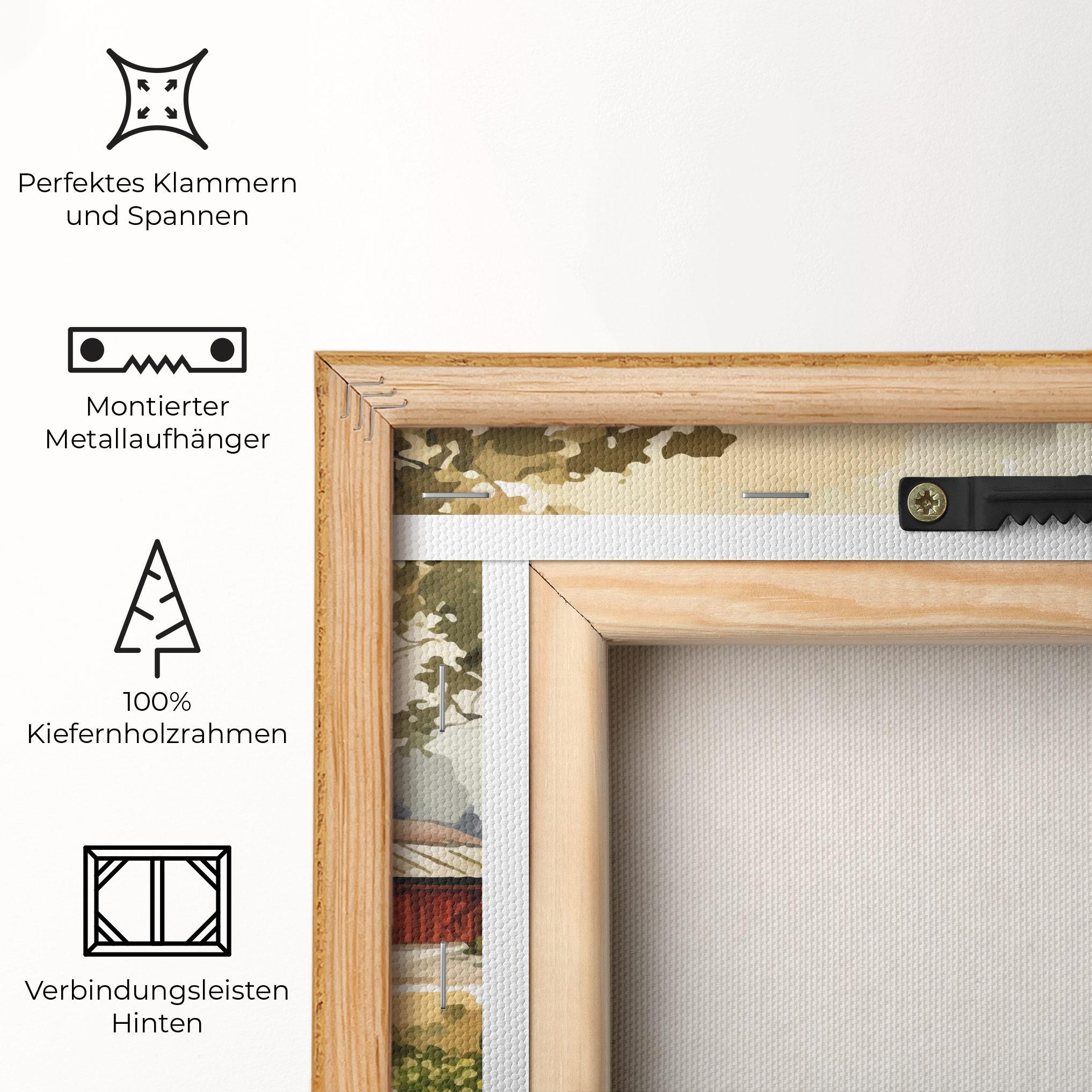 Leinwandbild Farmhouse Painting mockup 5