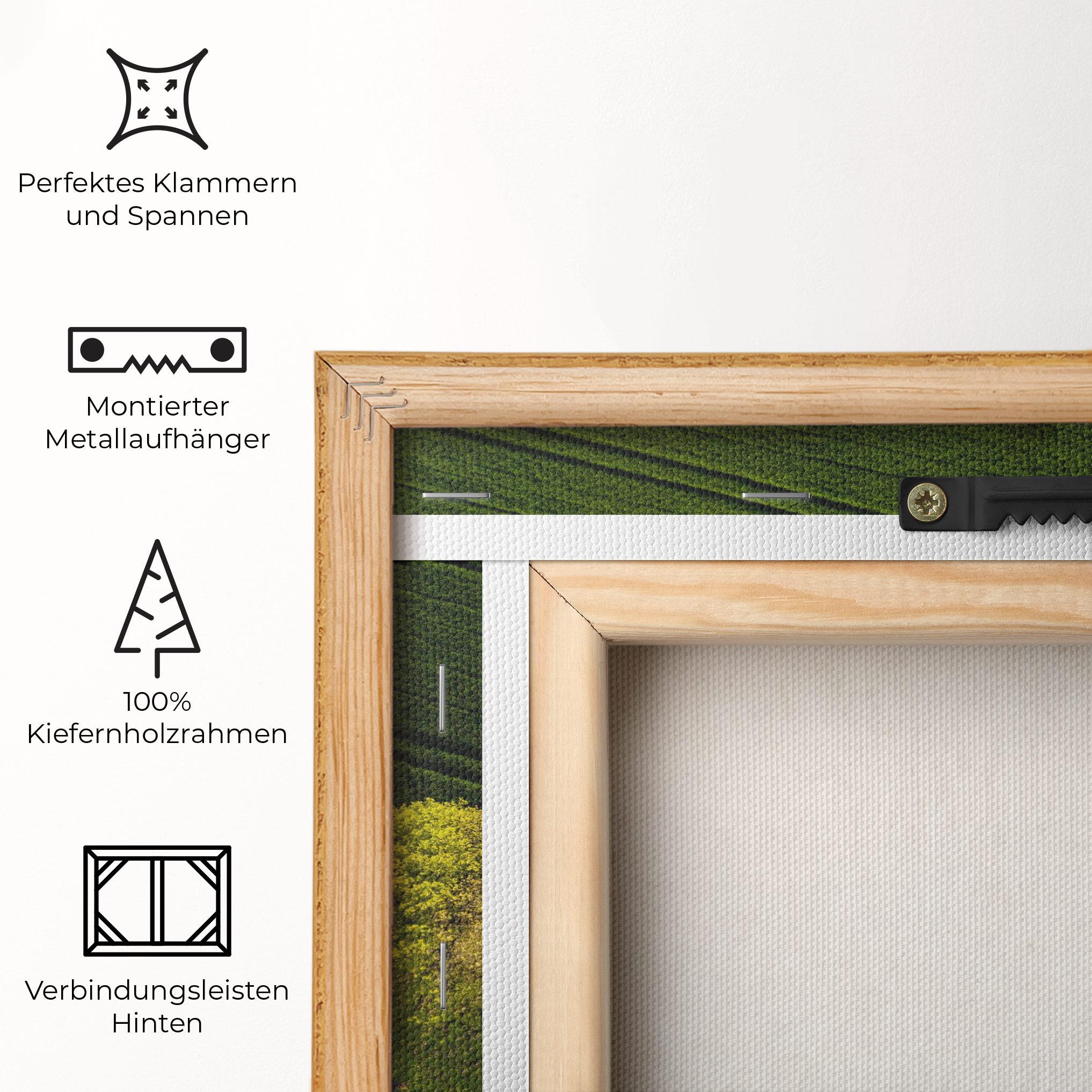 Leinwandbild Green Road mockup 5