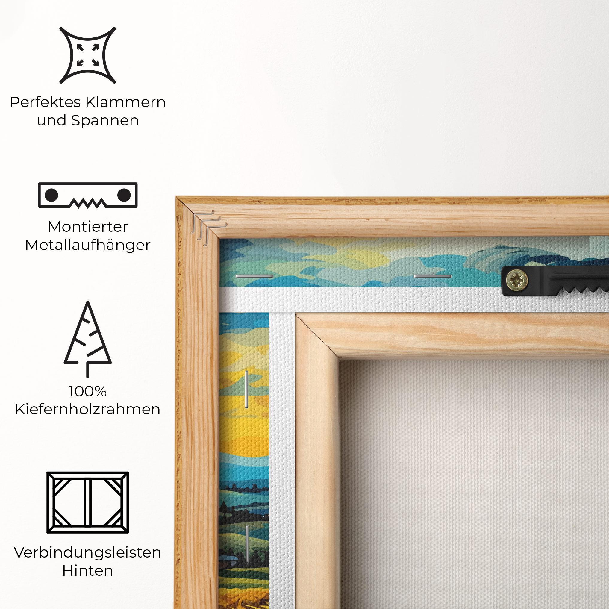 Leinwandbild Rural Fantasy View mockup 5