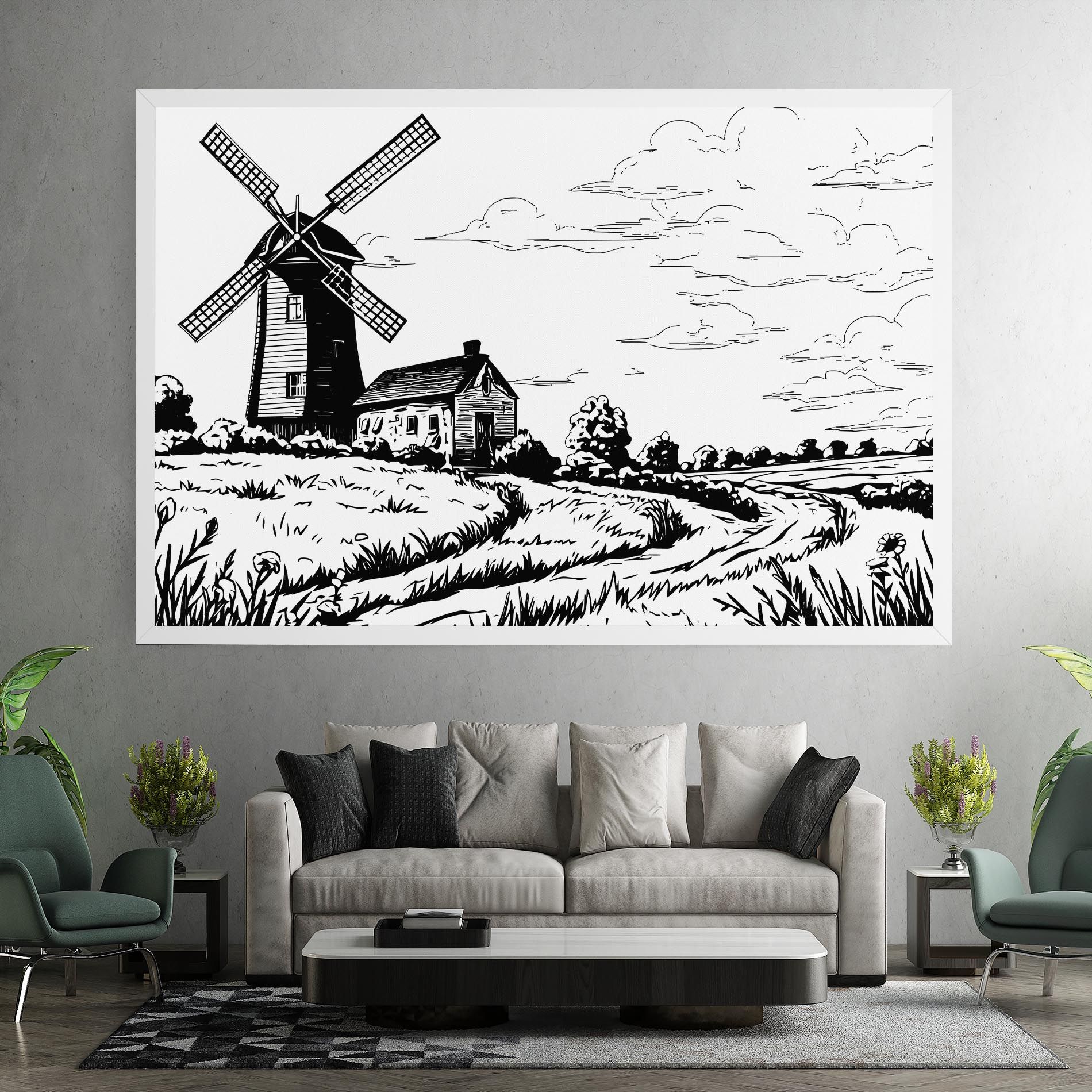 Black Line Wheat mockup 7