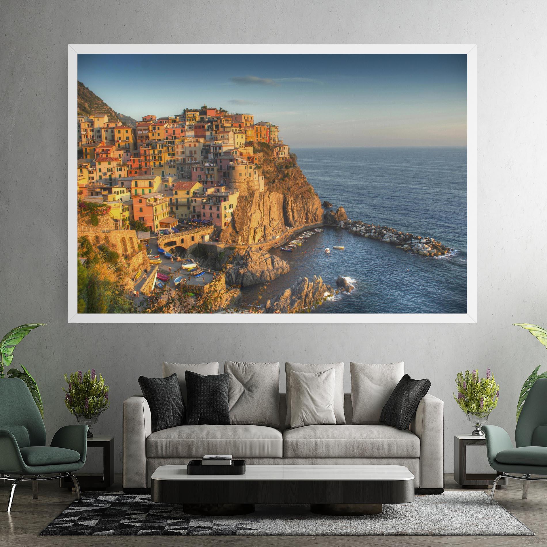 Leinwandbild Cinque Terrre mockup 7