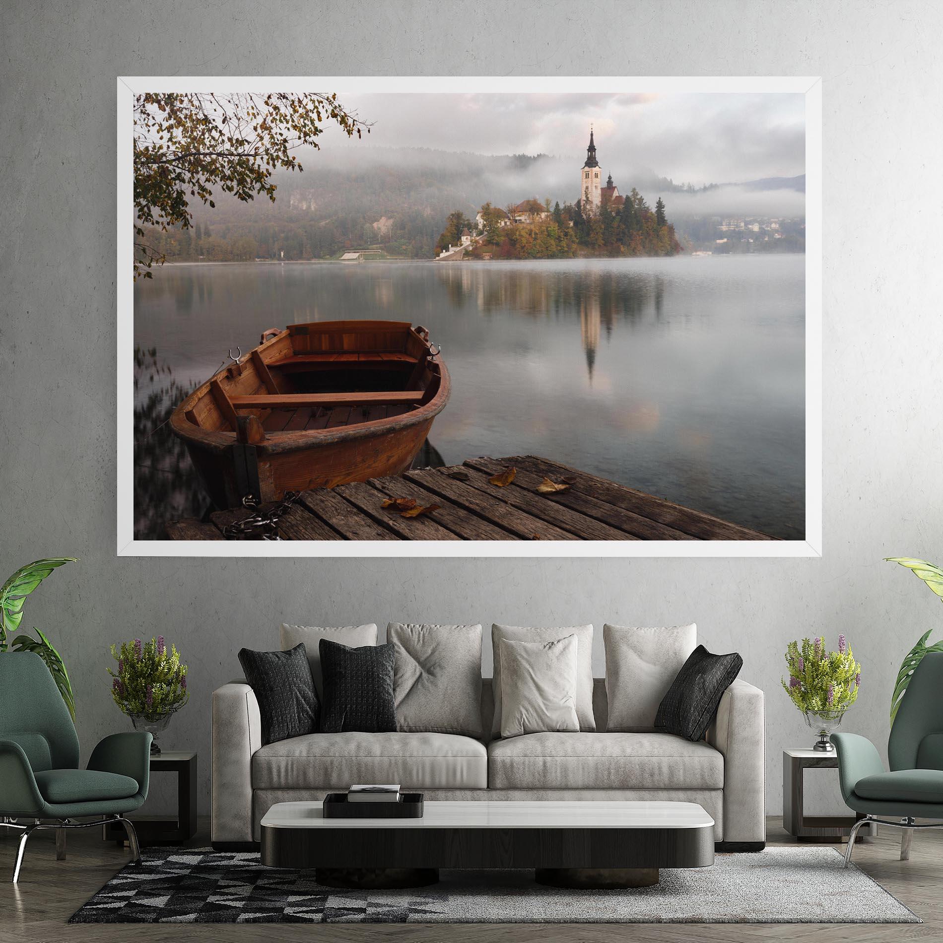 Leinwandbild Lake Church mockup 7