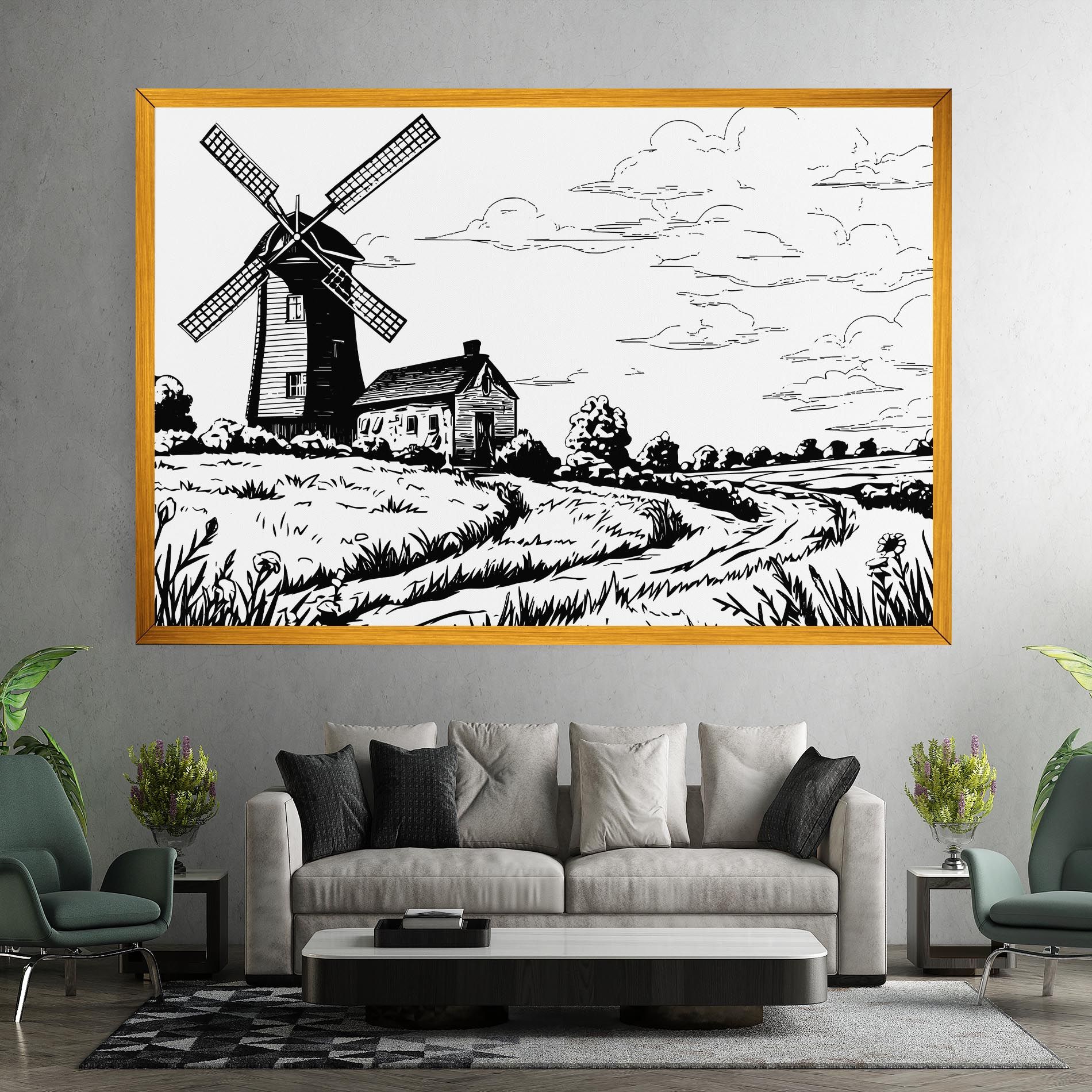 Black Line Wheat mockup 7