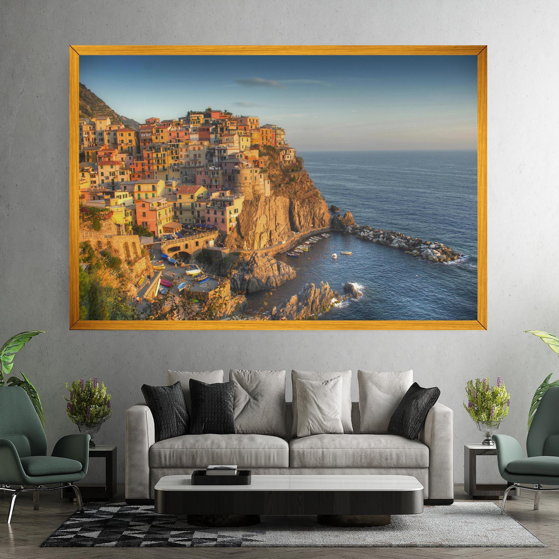 Leinwandbild Cinque Terrre mockup 7