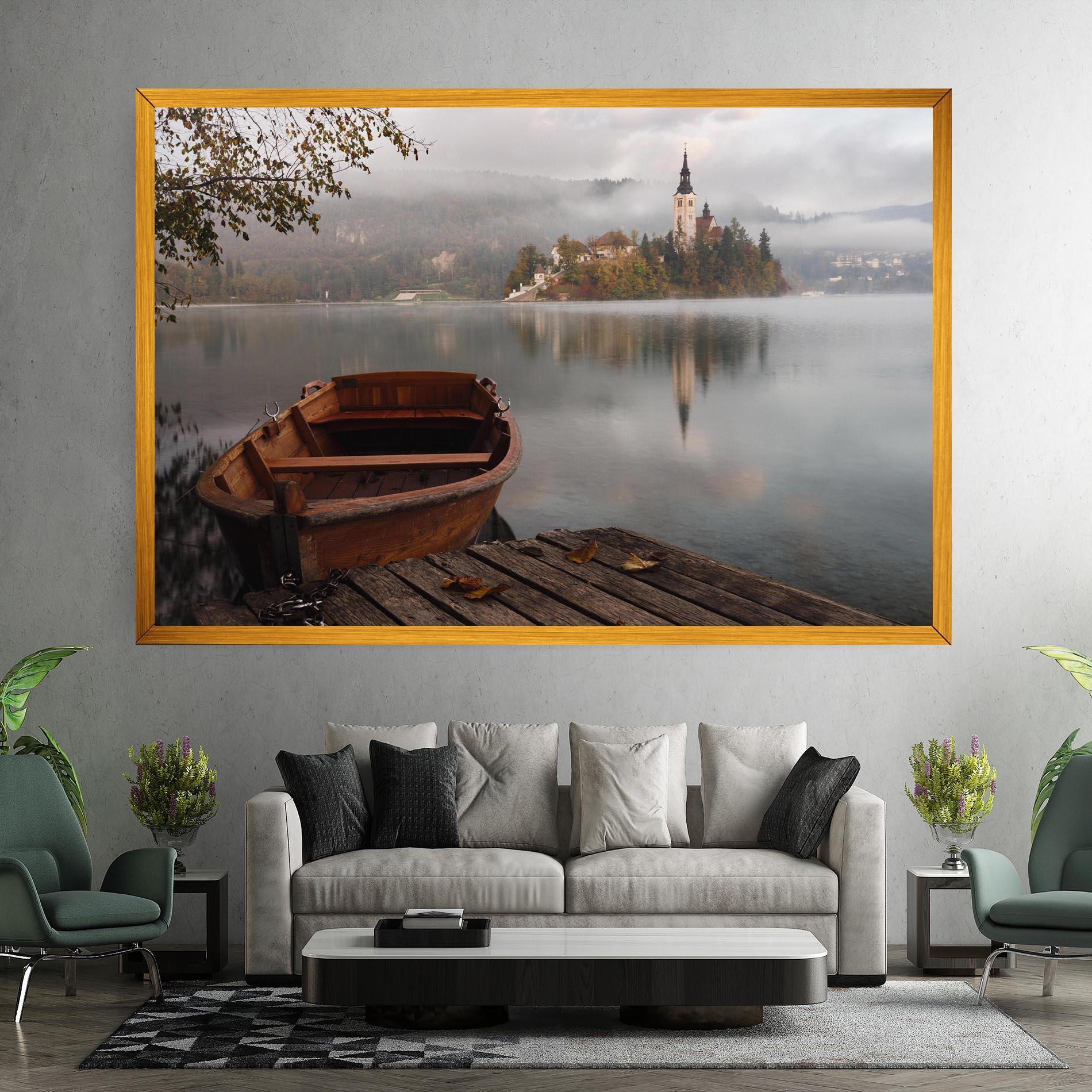 Leinwandbild Lake Church mockup 7