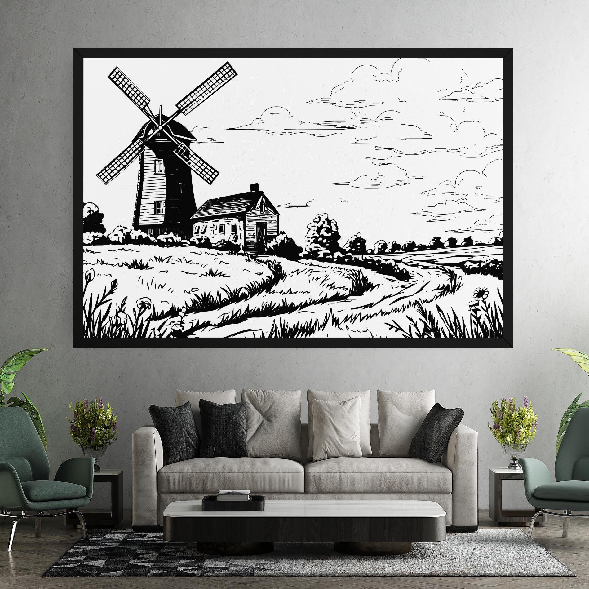 Black Line Wheat mockup 7