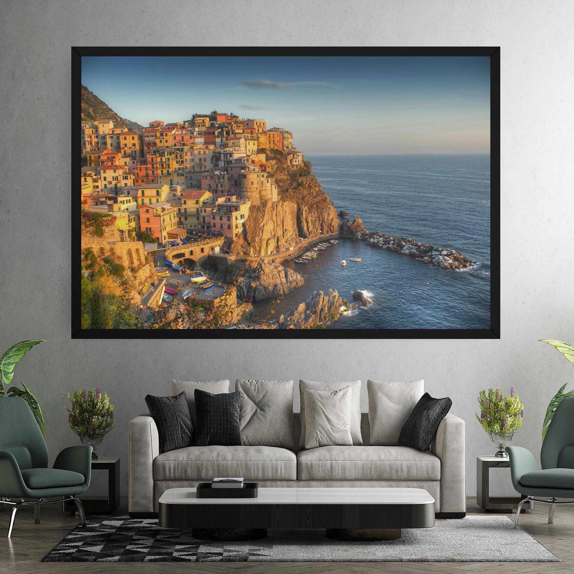 Leinwandbild Cinque Terrre mockup 7