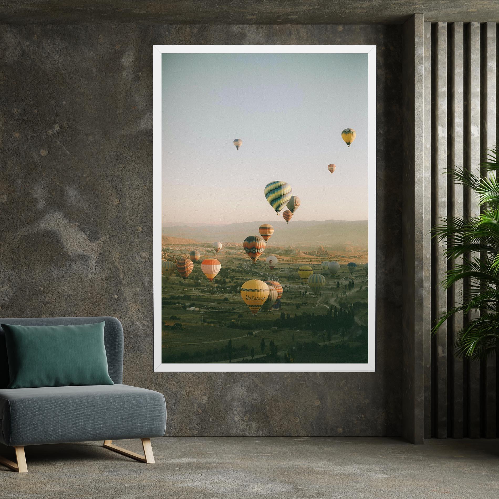 Leinwandbild Hot Ballons mockup 7