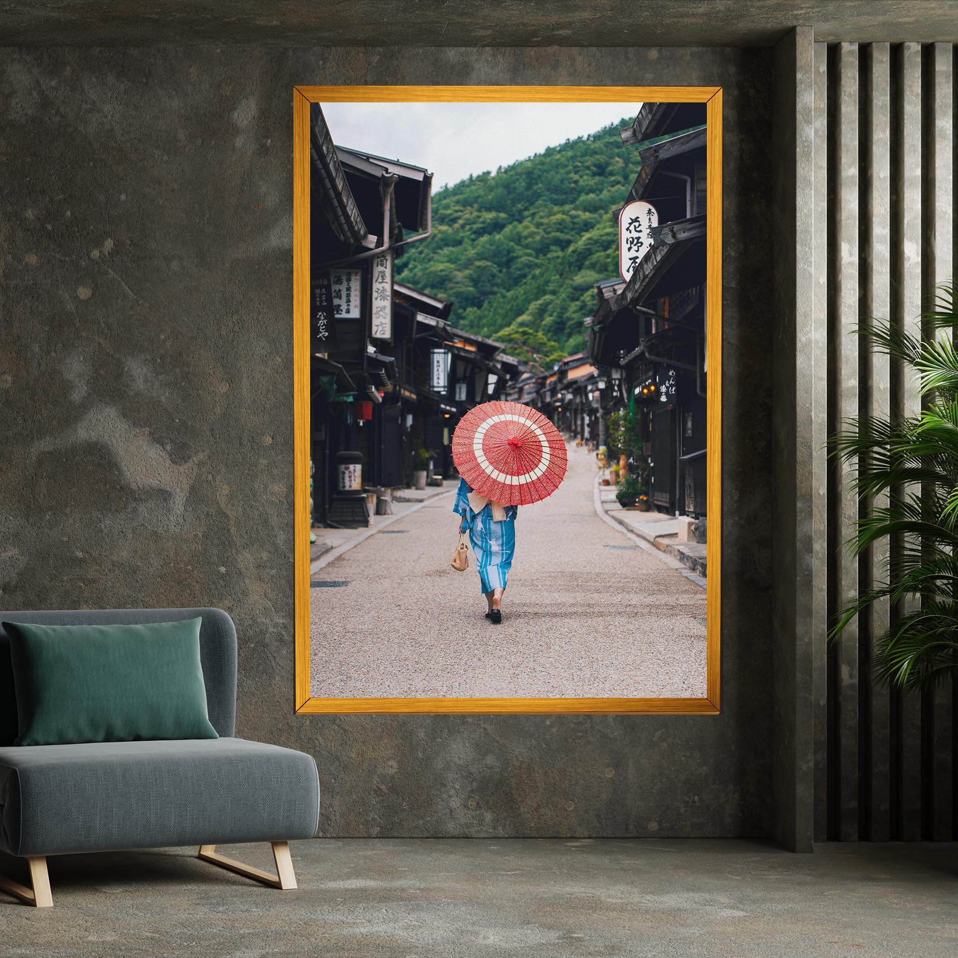 Leinwandbild China Roads mockup 7