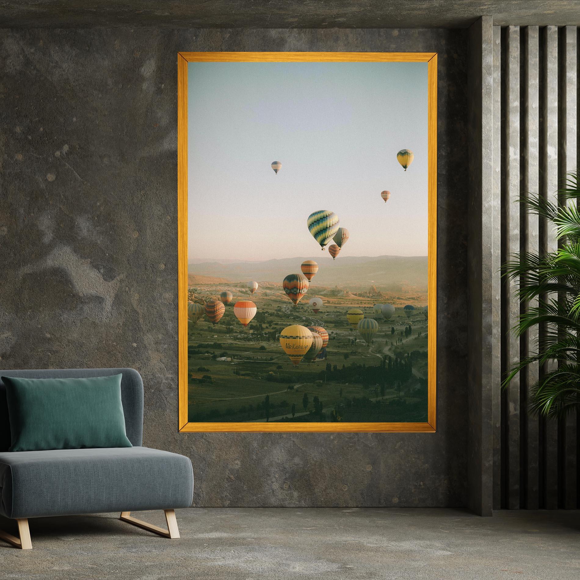 Leinwandbild Hot Ballons mockup 7