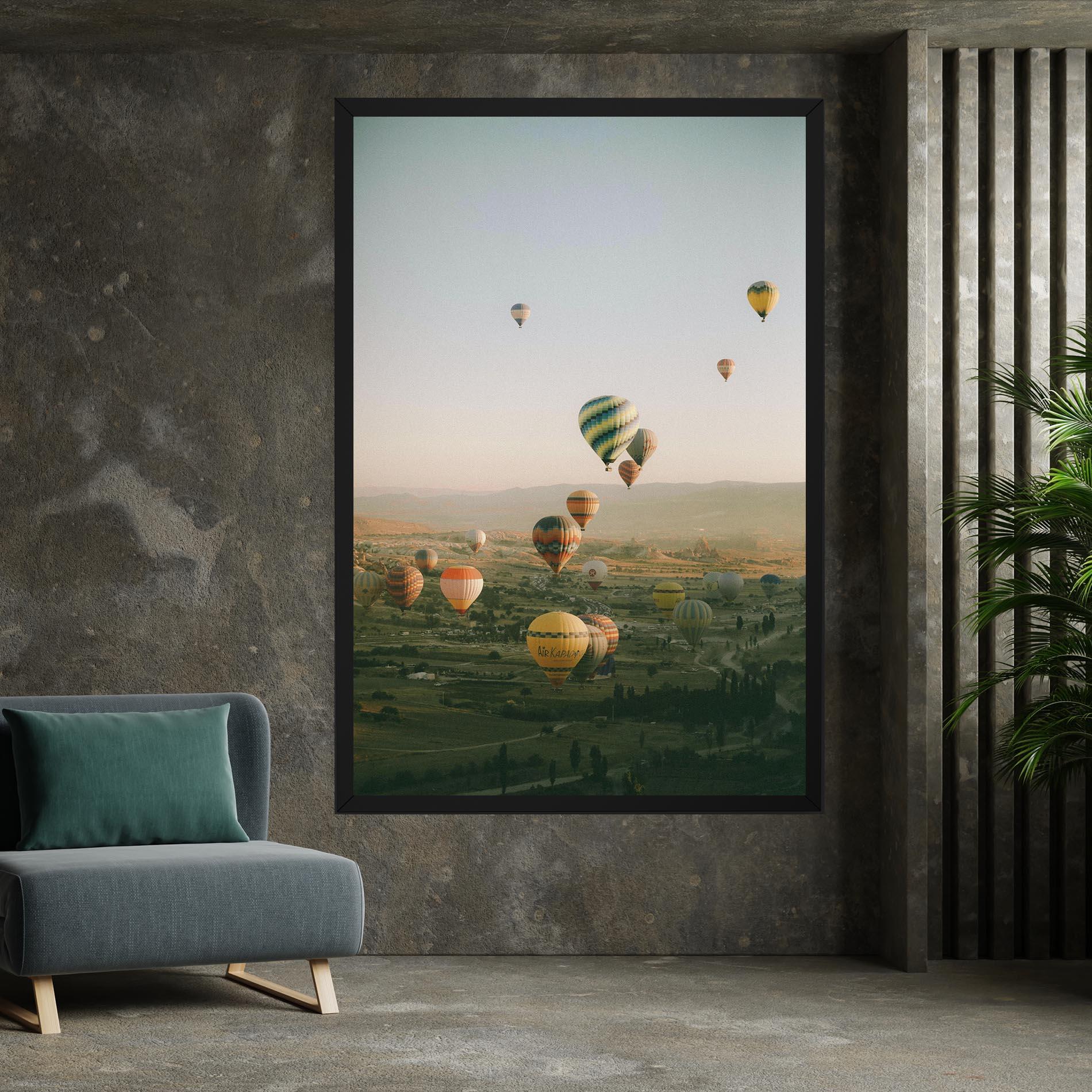 Leinwandbild Hot Ballons mockup 7
