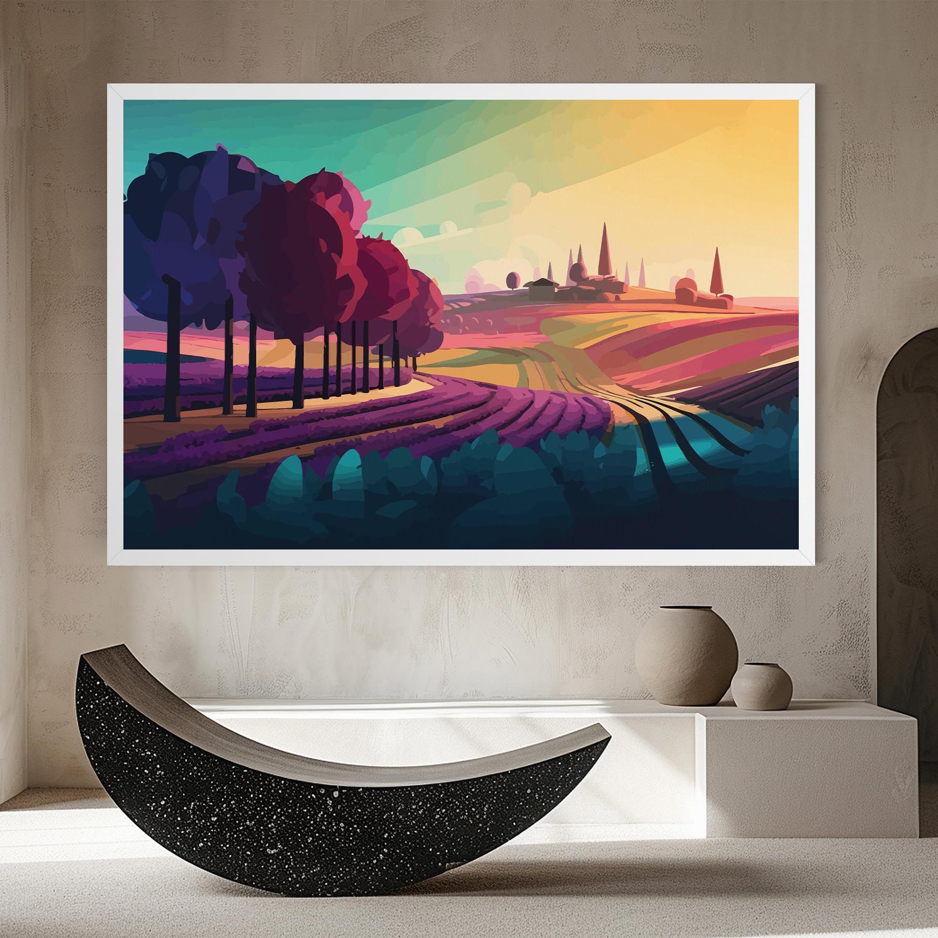 Beautiful Rural View mockup 8