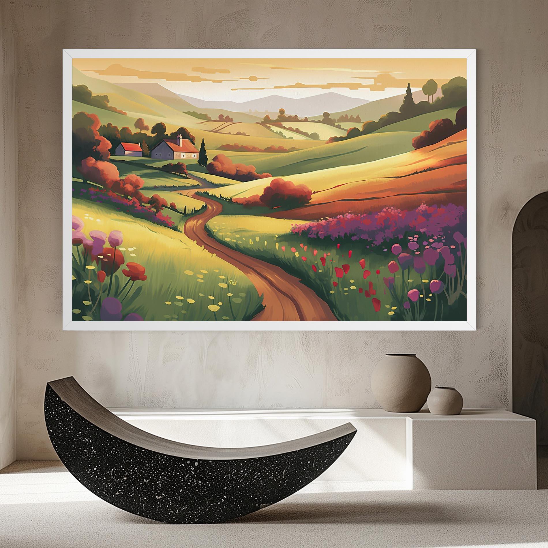 Leinwandbild Countryside Charm mockup 8