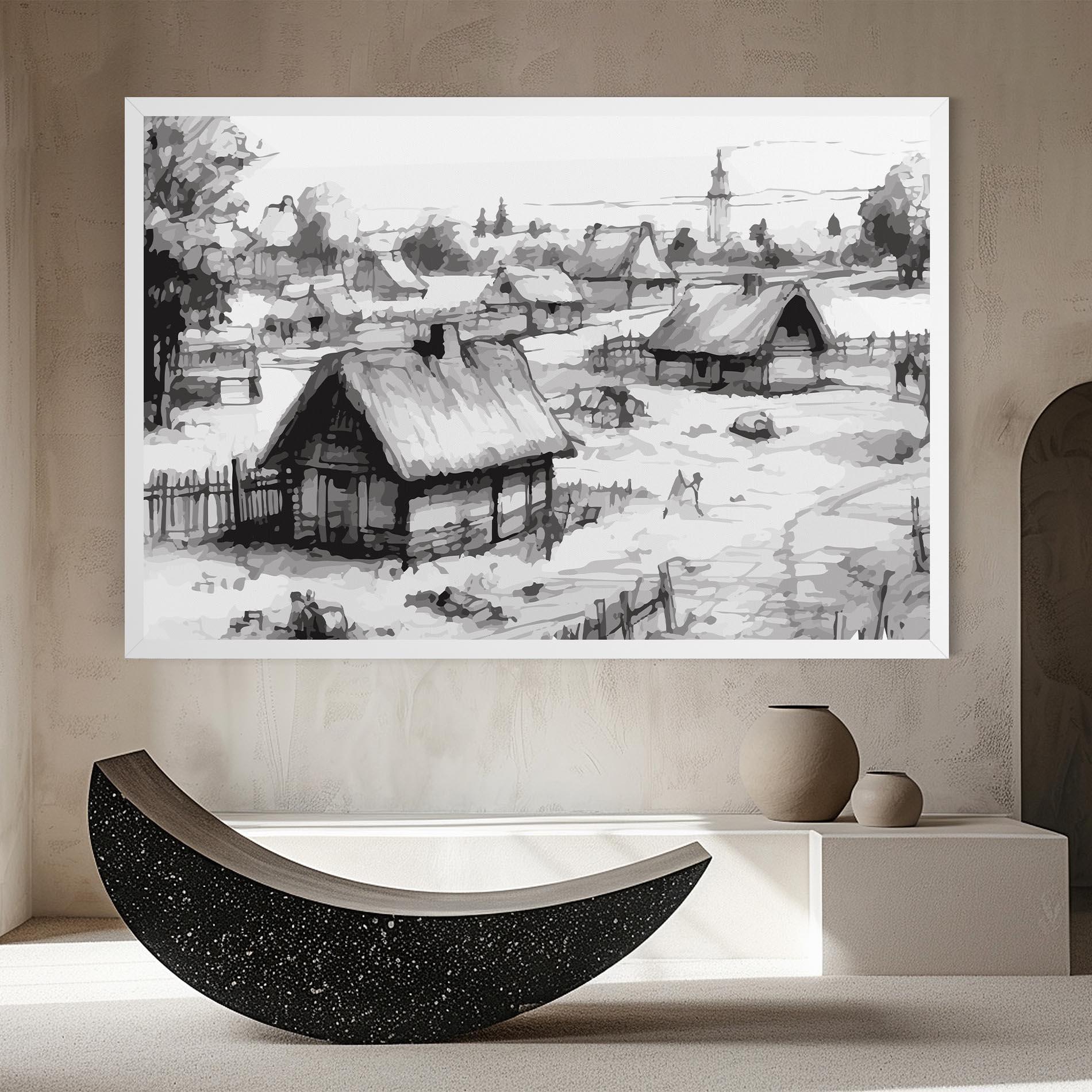 Leinwandbild Farm Grey Ink mockup 8