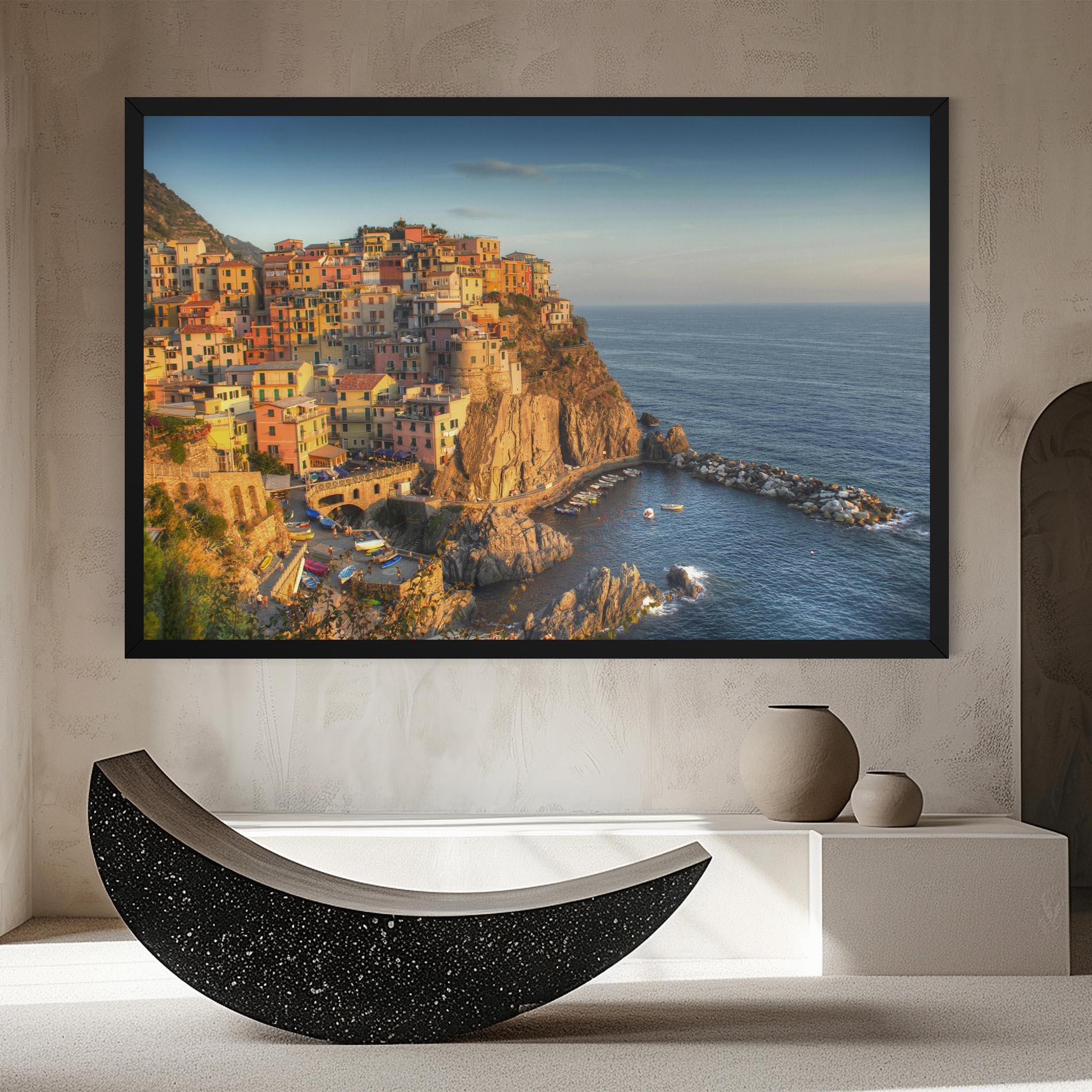 Leinwandbild Cinque Terrre mockup 8