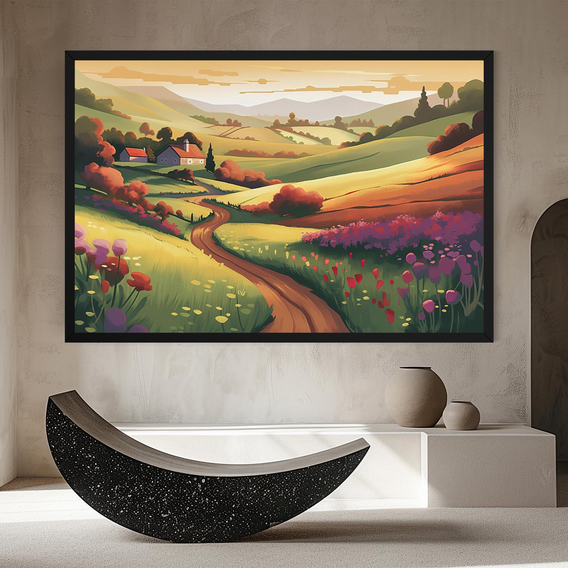 Leinwandbild Countryside Charm mockup 8