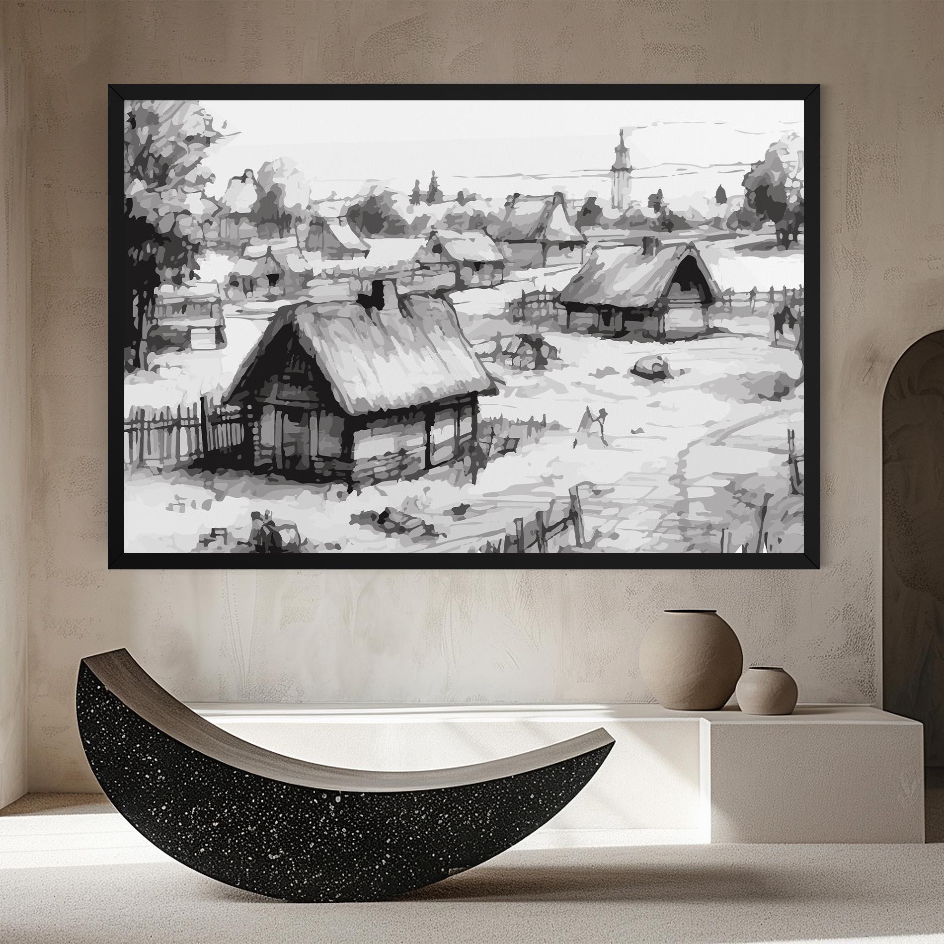 Leinwandbild Farm Grey Ink mockup 8