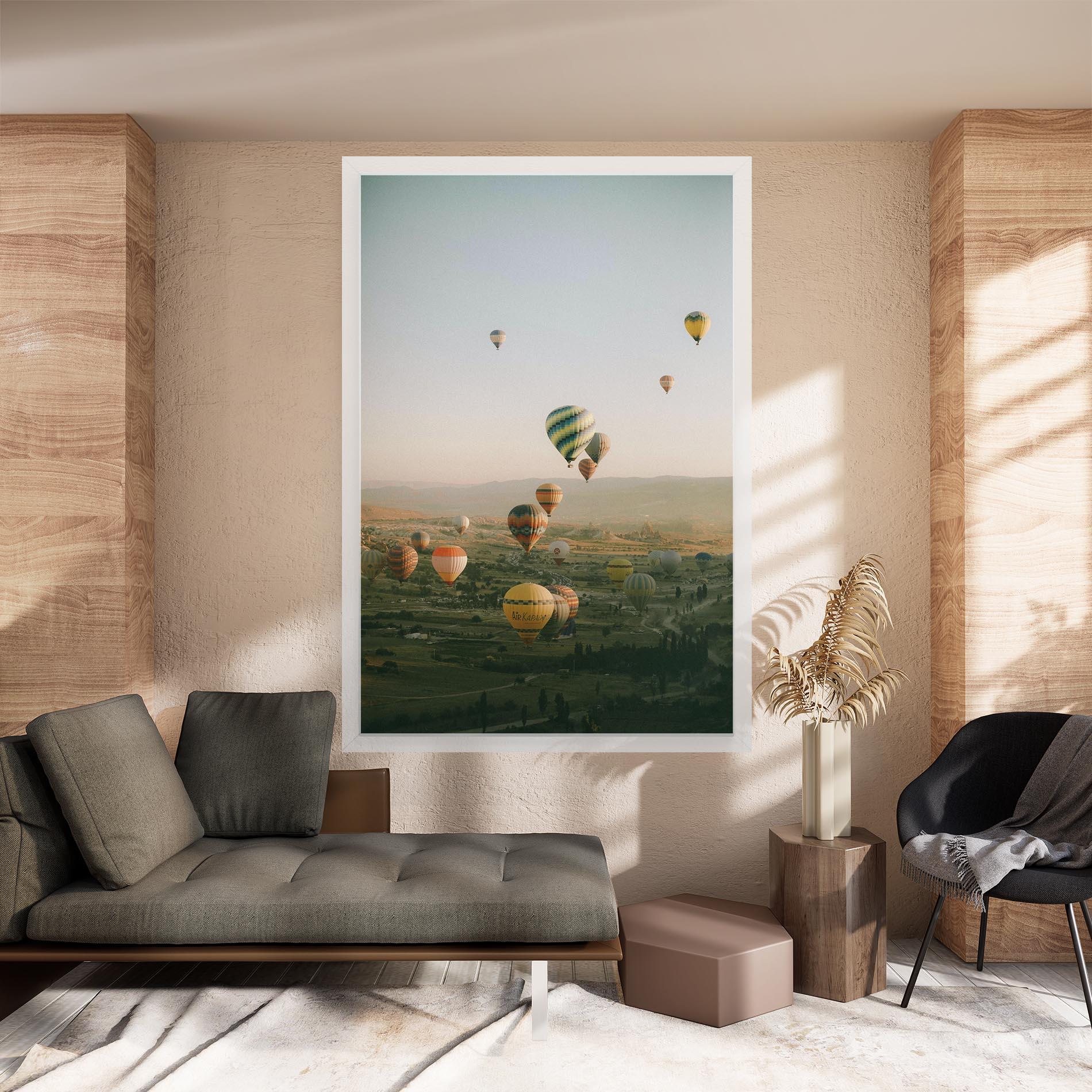 Leinwandbild Hot Ballons mockup 8