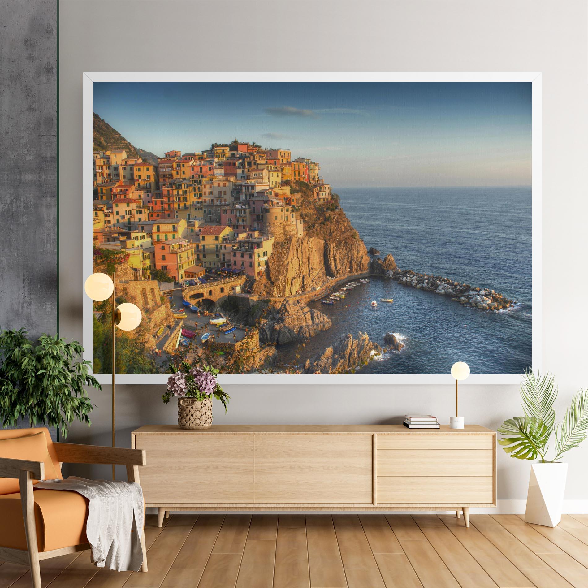 Leinwandbild Cinque Terrre mockup 9