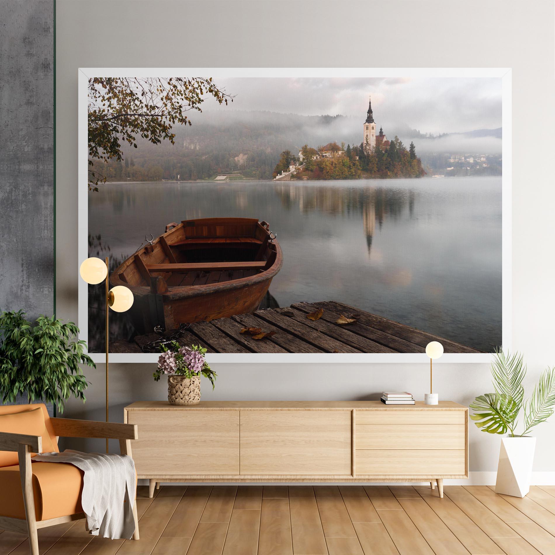 Leinwandbild Lake Church mockup 9