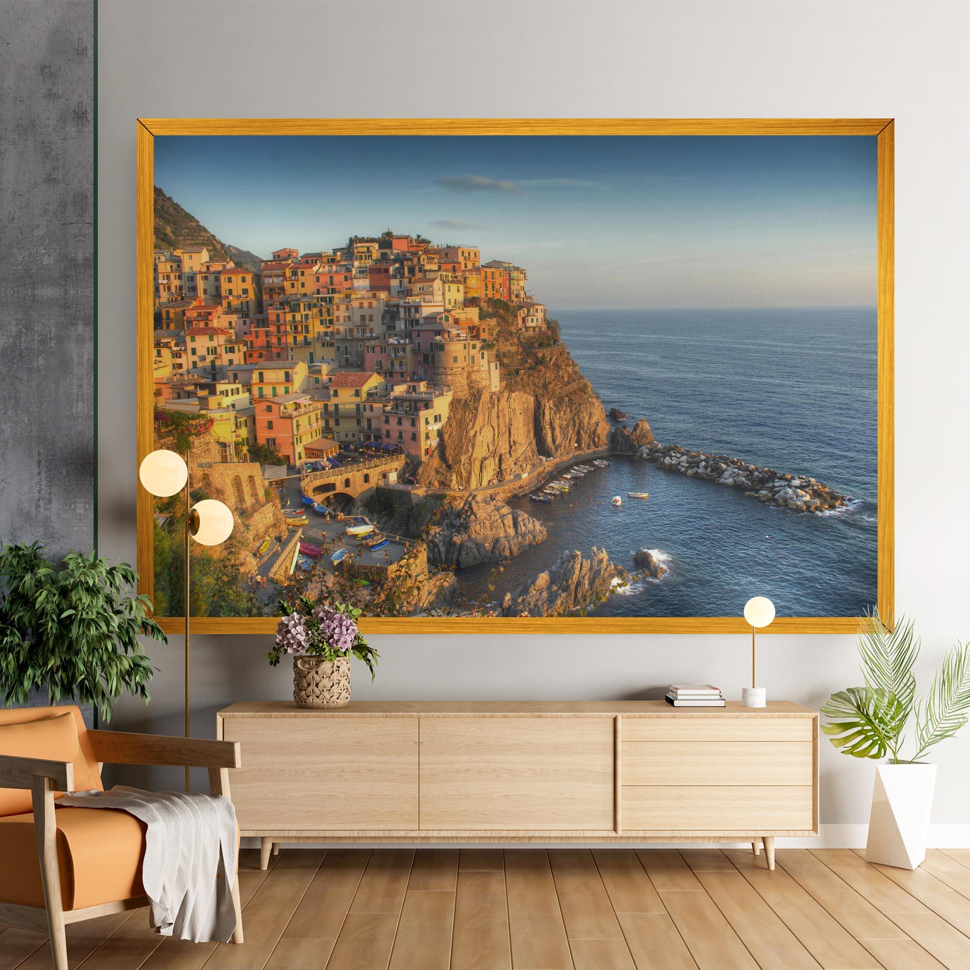 Leinwandbild Cinque Terrre mockup 9