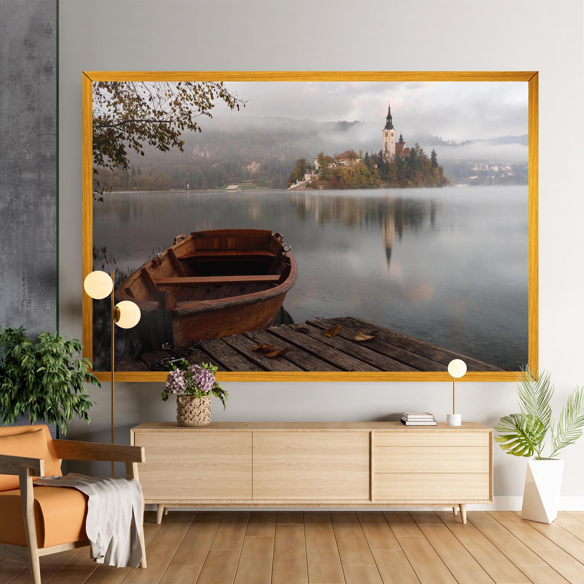 Leinwandbild Lake Church mockup 9