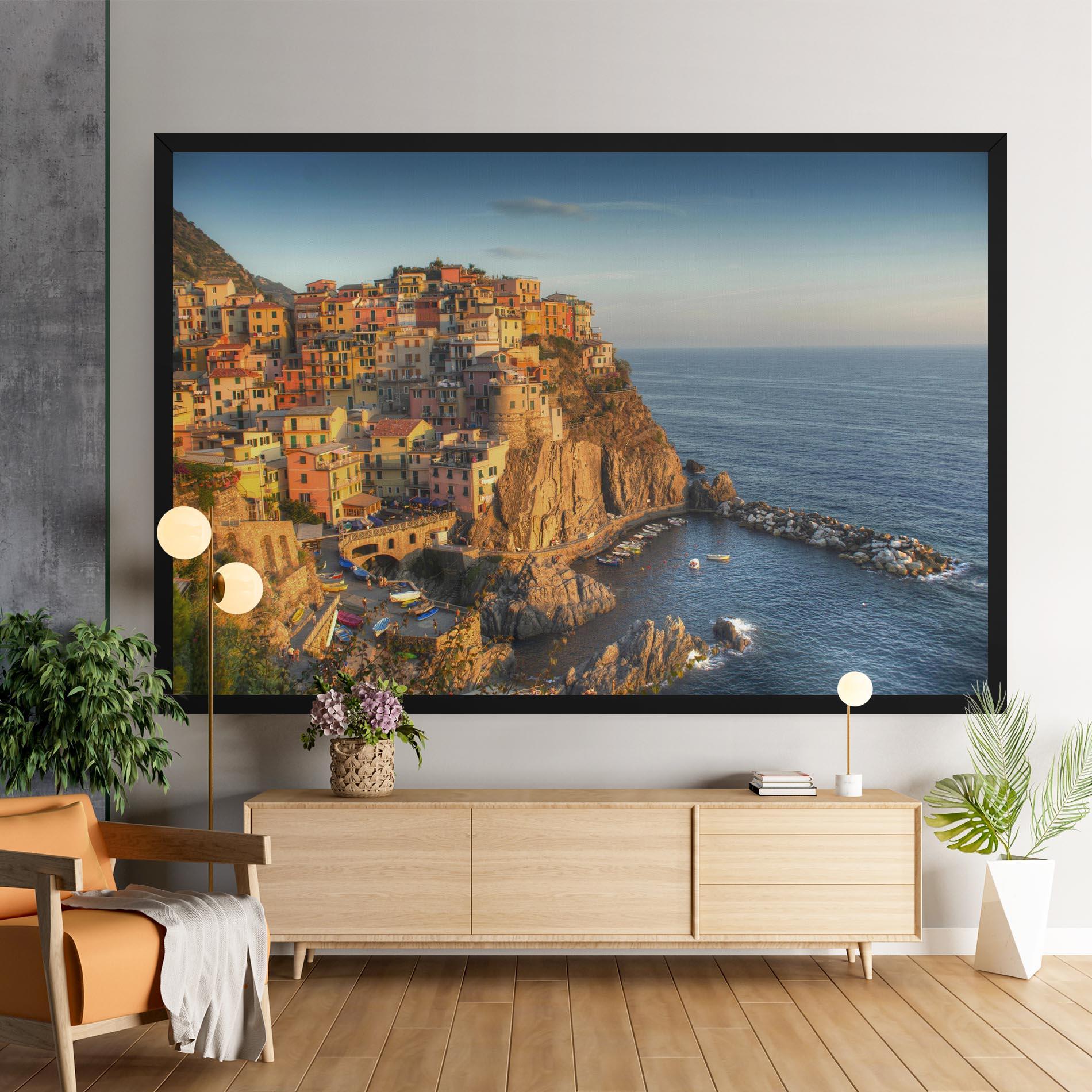 Leinwandbild Cinque Terrre mockup 9